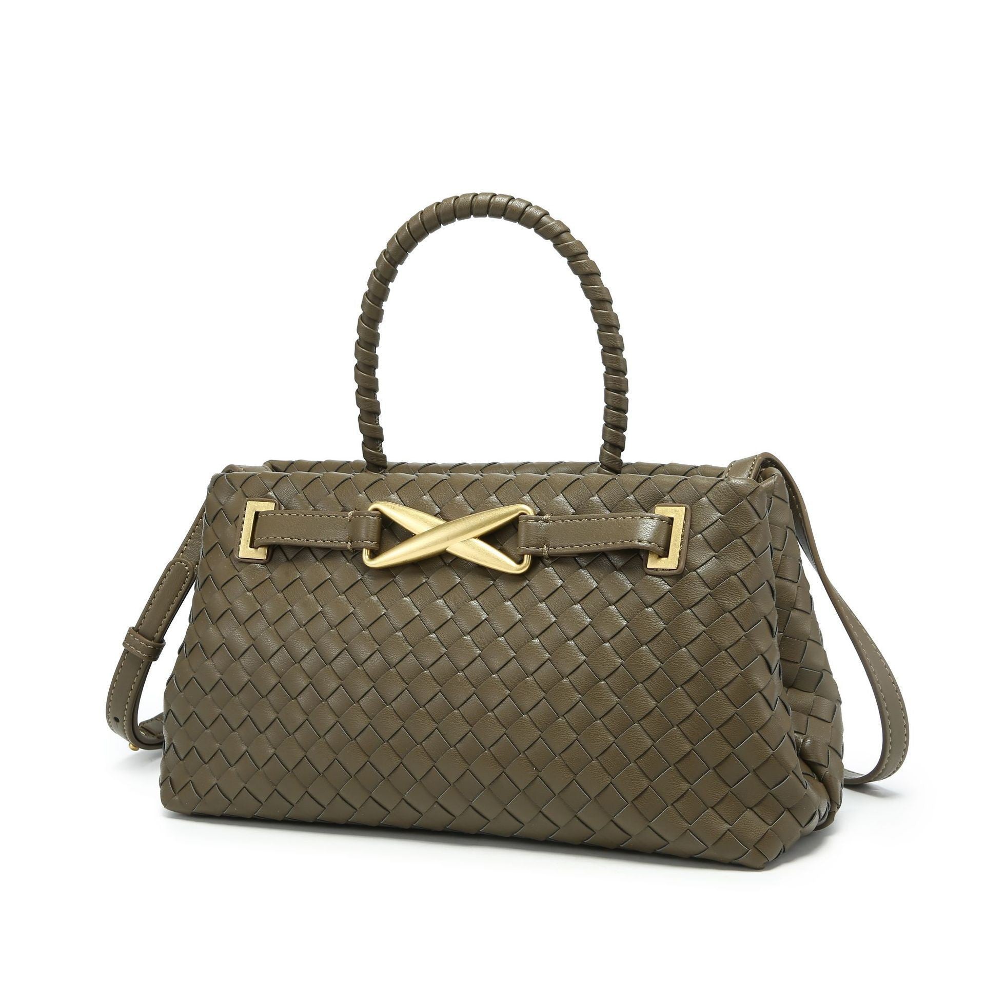 Aurette Woven Top Handle Bag CT46