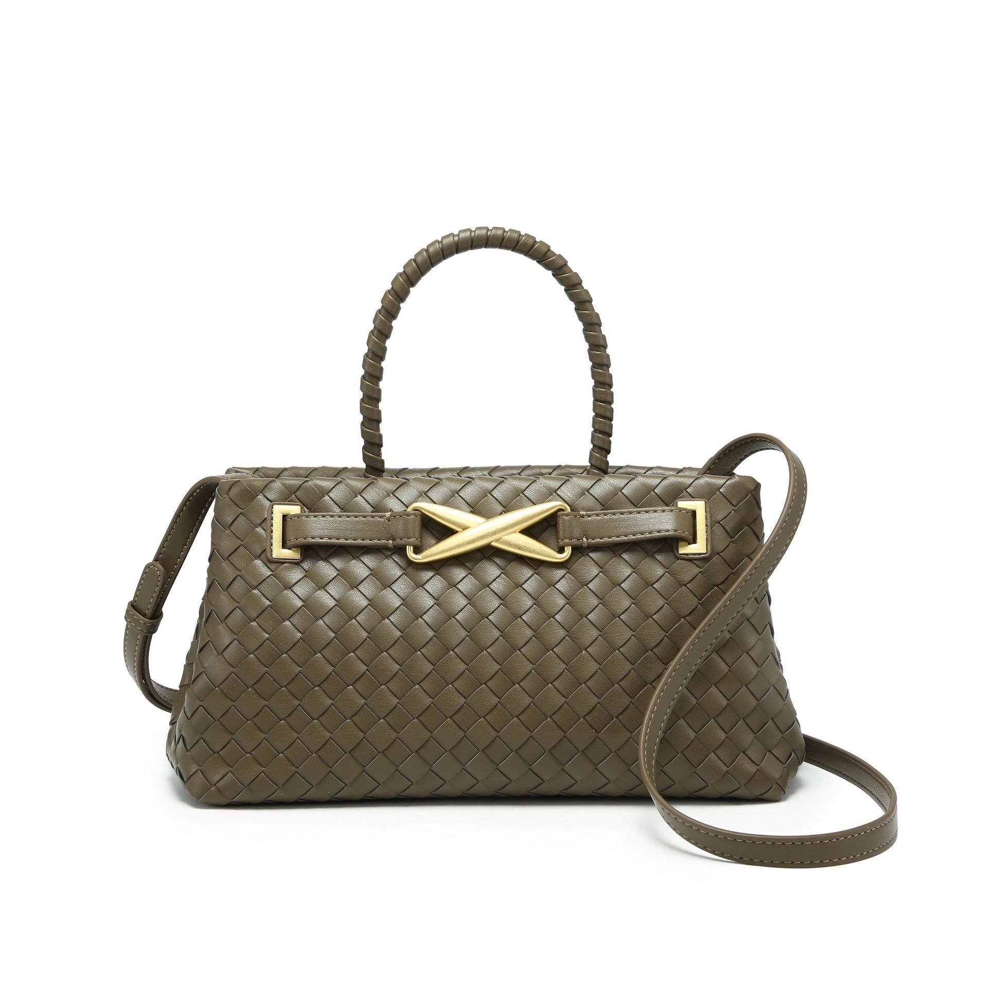 Aurette Woven Top Handle Bag CT46