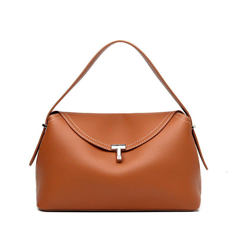 Camille Caramel Leather Handbag HB26