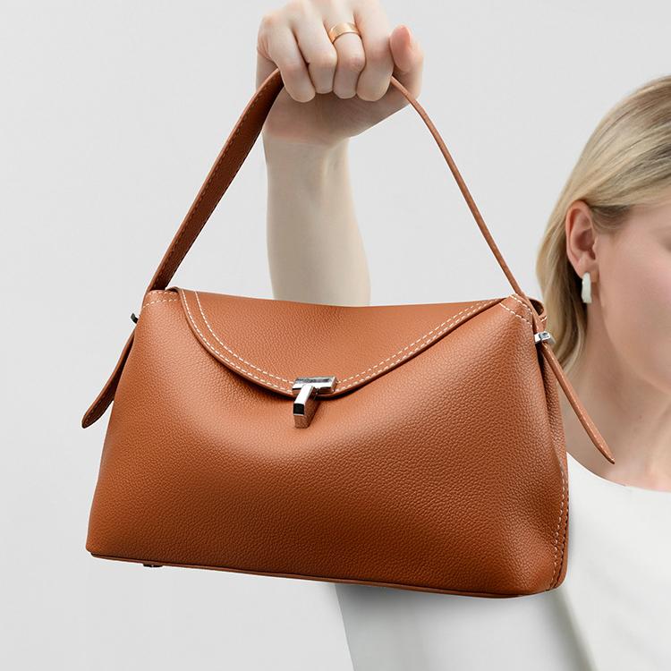 Camille Caramel Leather Handbag HB26