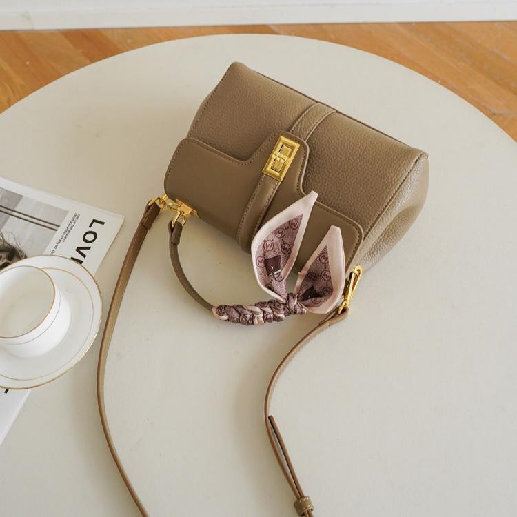 Celeste Structured Pebbled Leather Satchel CJ341