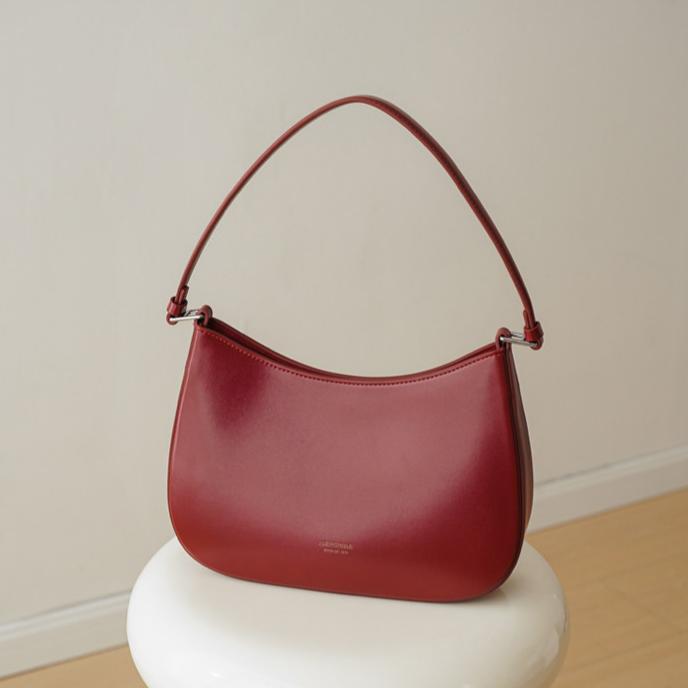 Cognac Arc Shoulder Bag MF360