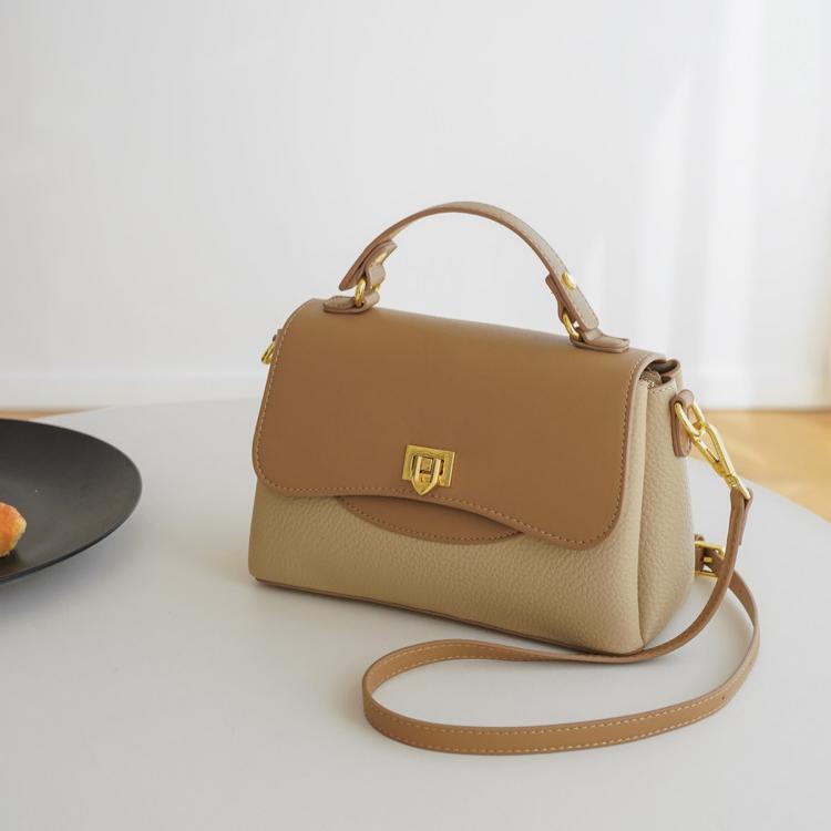 Elara Pebbled Leather Top Handle Satchel WQ32