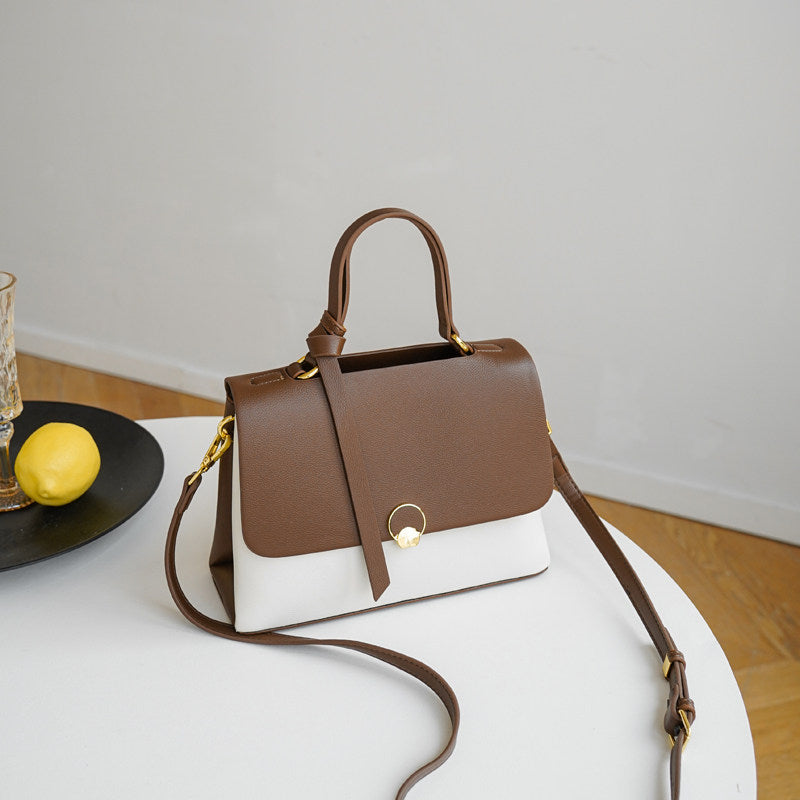 Elara Two-Tone Top Handle Bag CZ260
