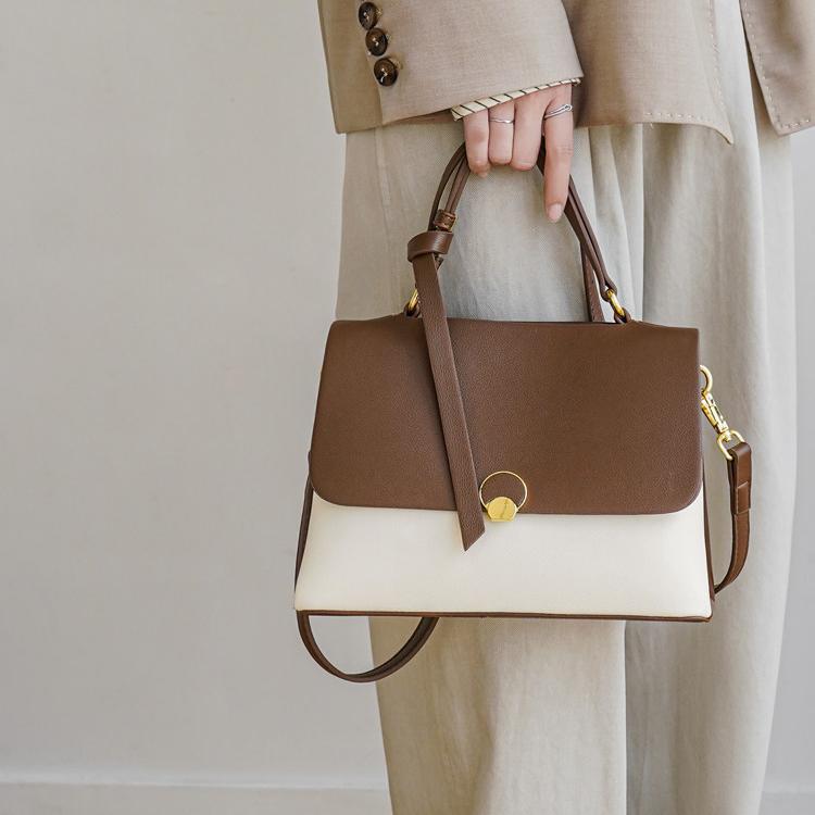 Elara Two-Tone Top Handle Bag CZ260