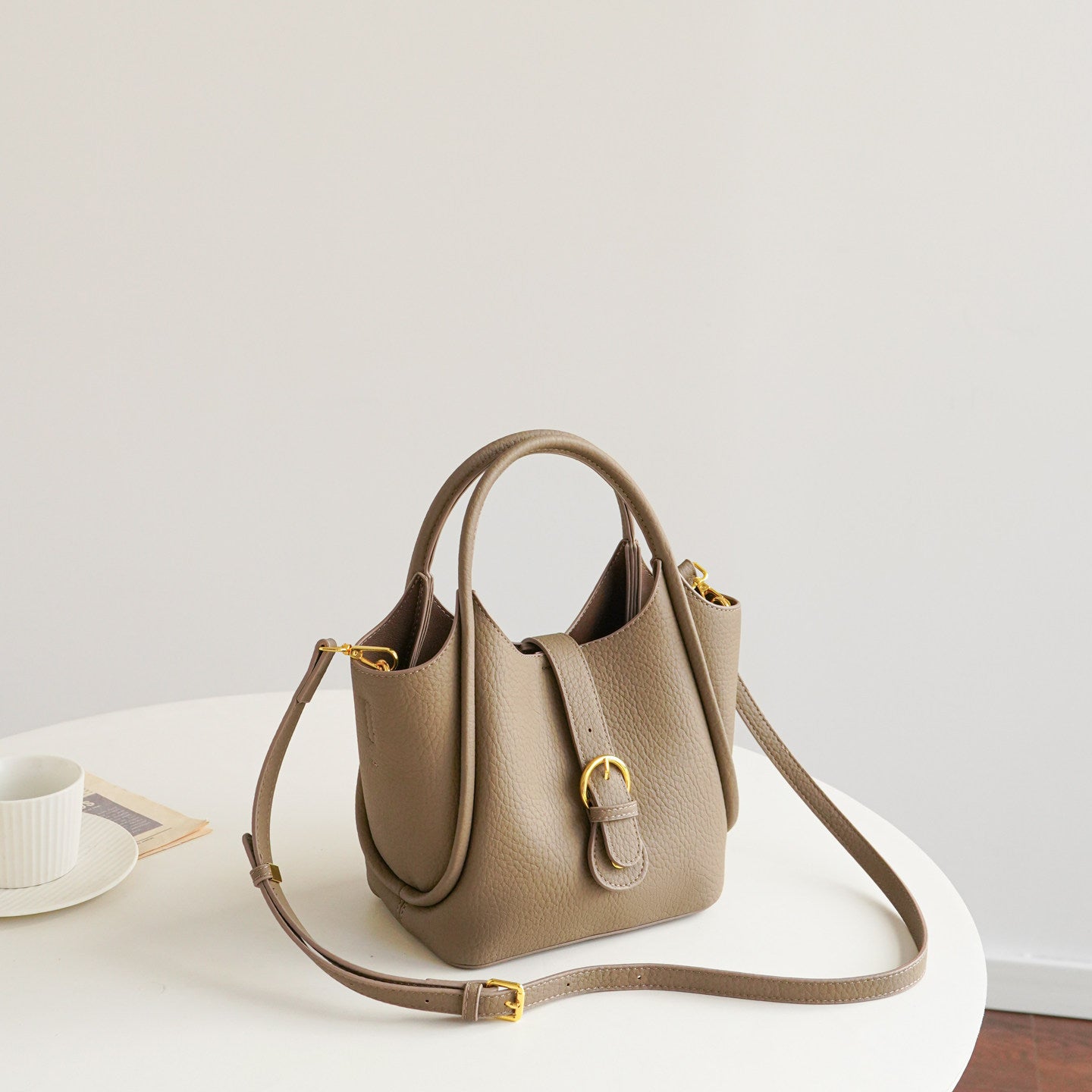 Éliane Pebbled Mini Tote Bag LP214