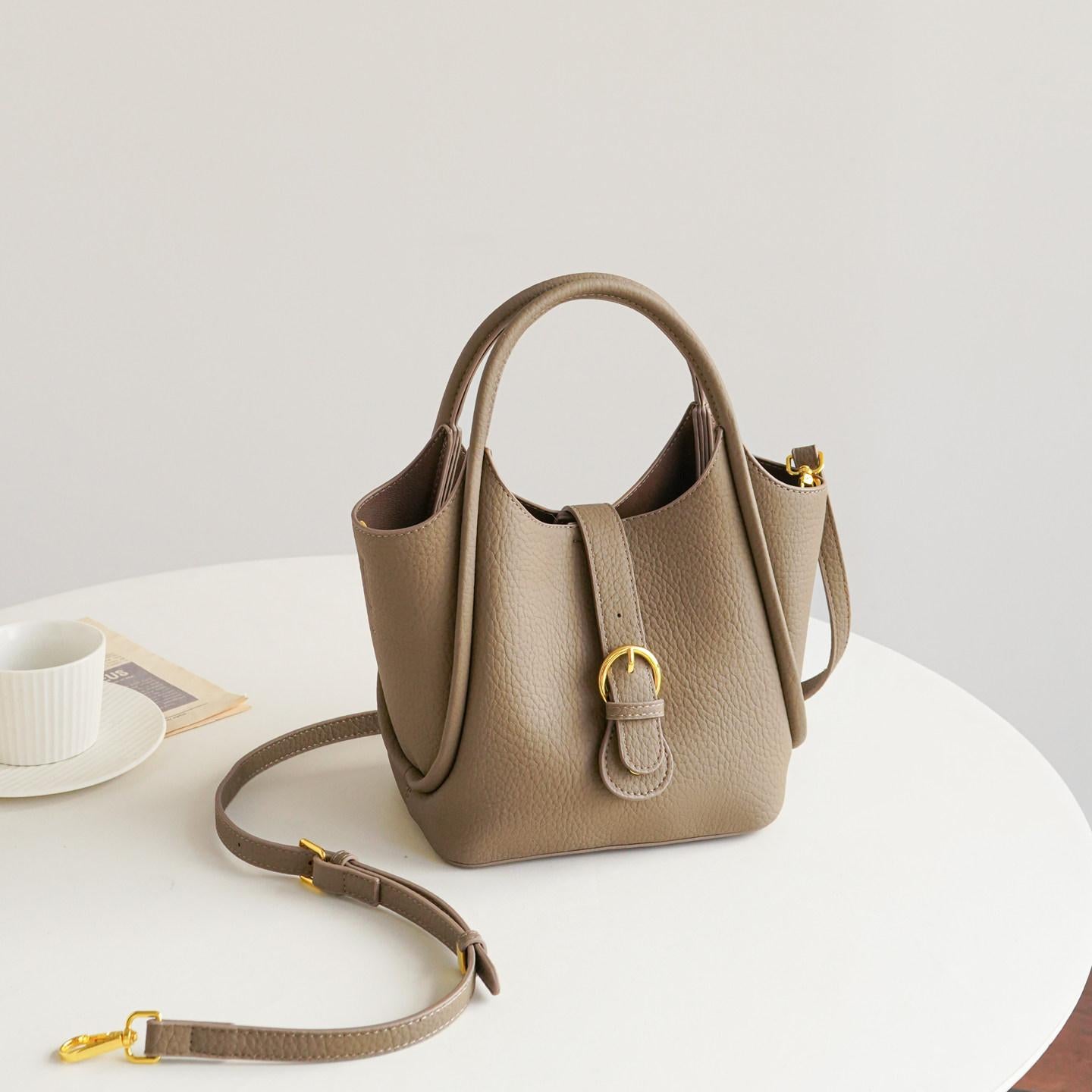 Éliane Pebbled Mini Tote Bag LP214