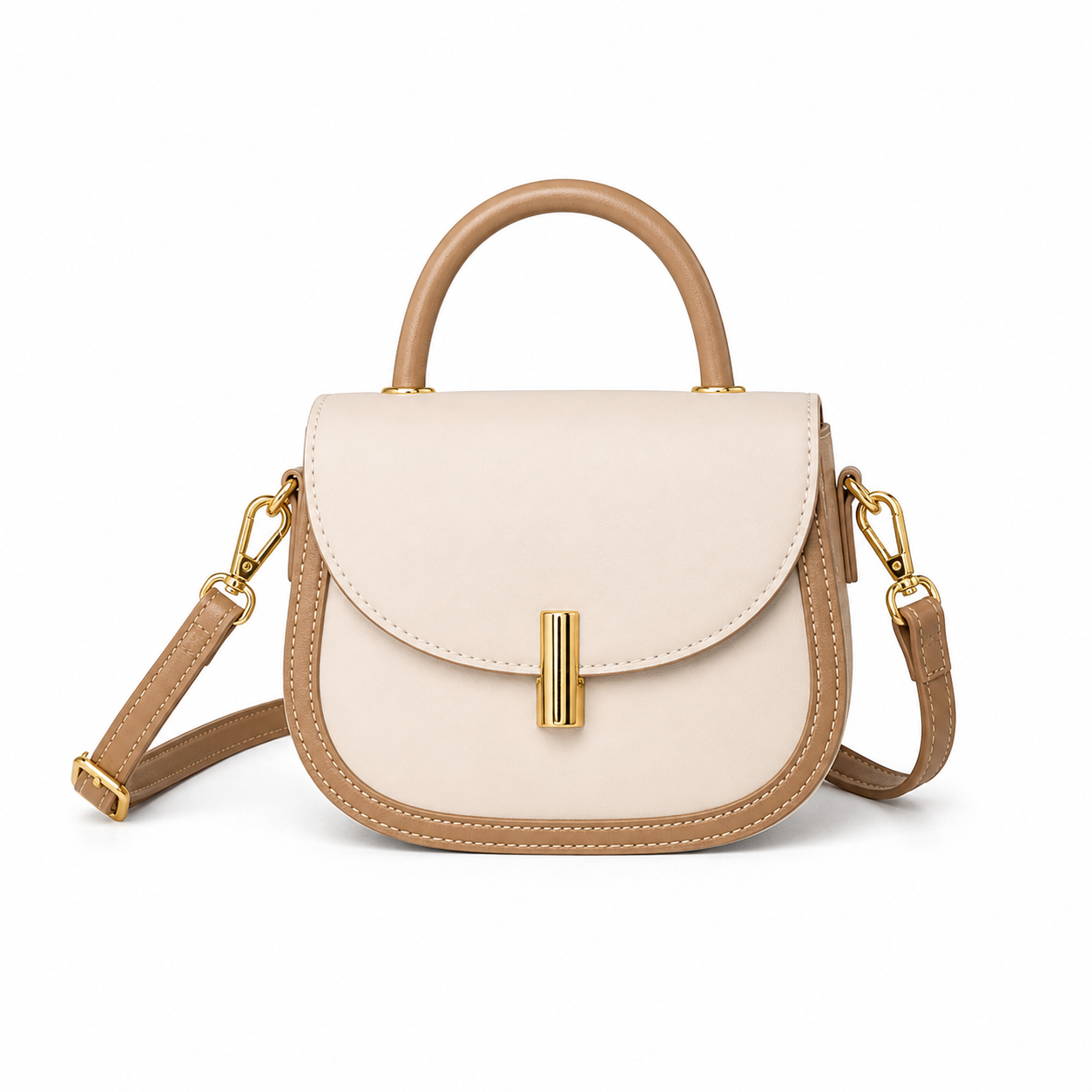 Élodie Noir Mini Top Handle Crossbody Bag LN218
