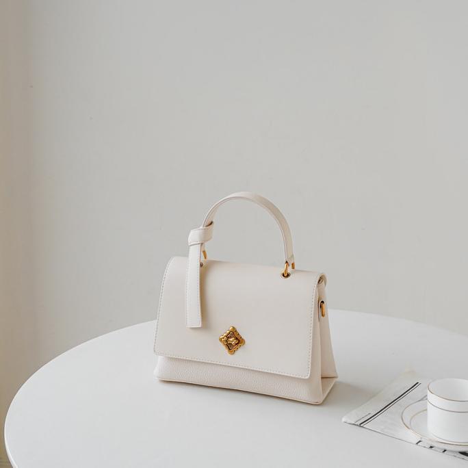 Élodie Structured Vegan Leather Top Handle Bag EB26