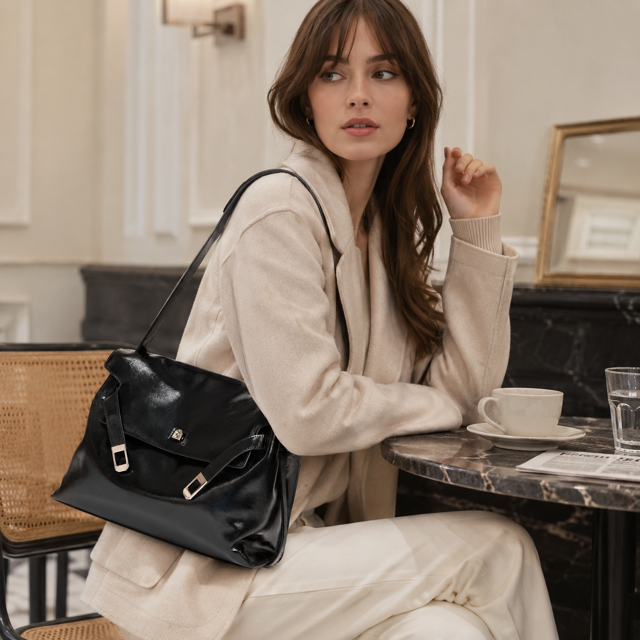 Embrace Duo-Tone Shoulder Bag MF287