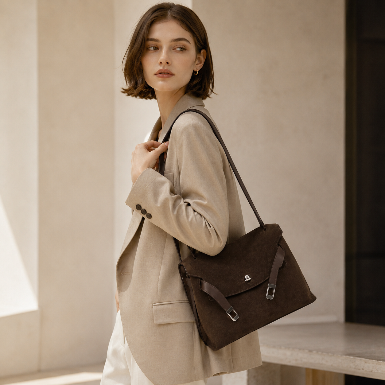 Embrace Duo-Tone Shoulder Bag MF287