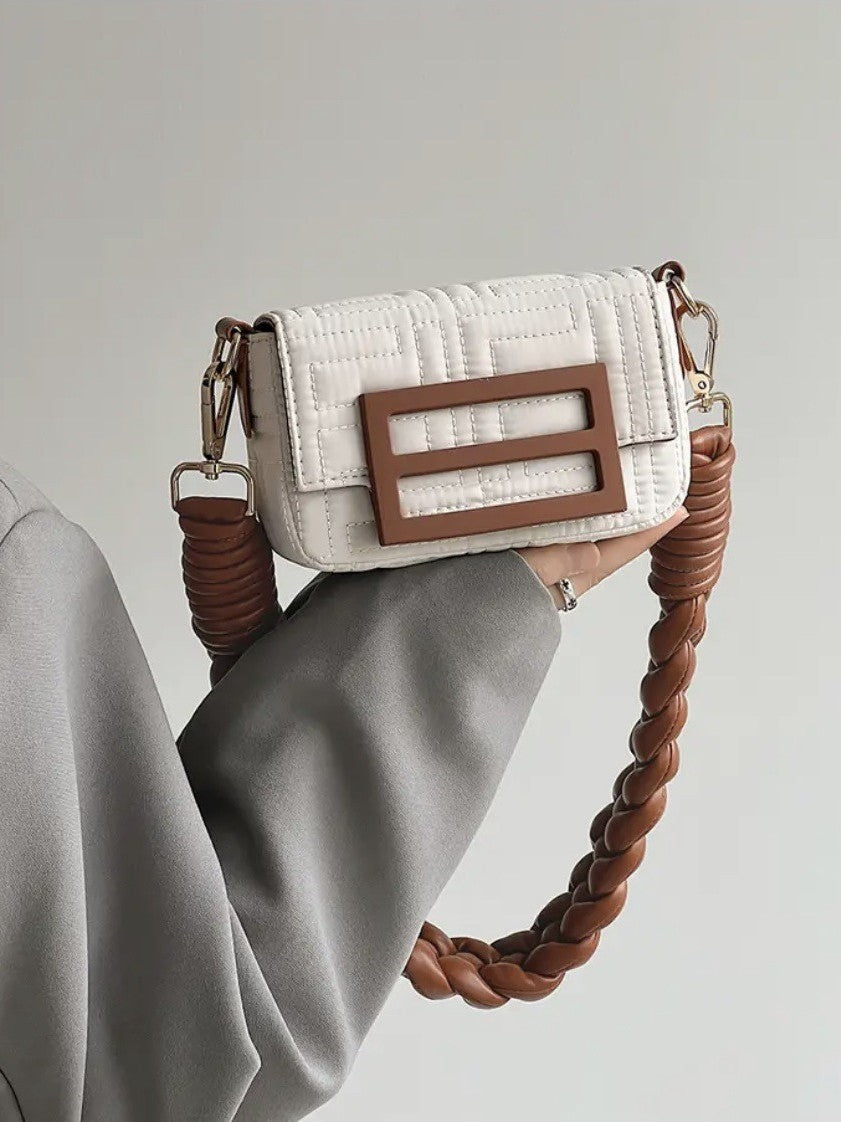 Émeraude Braided Mini Crossbody Bag QW32