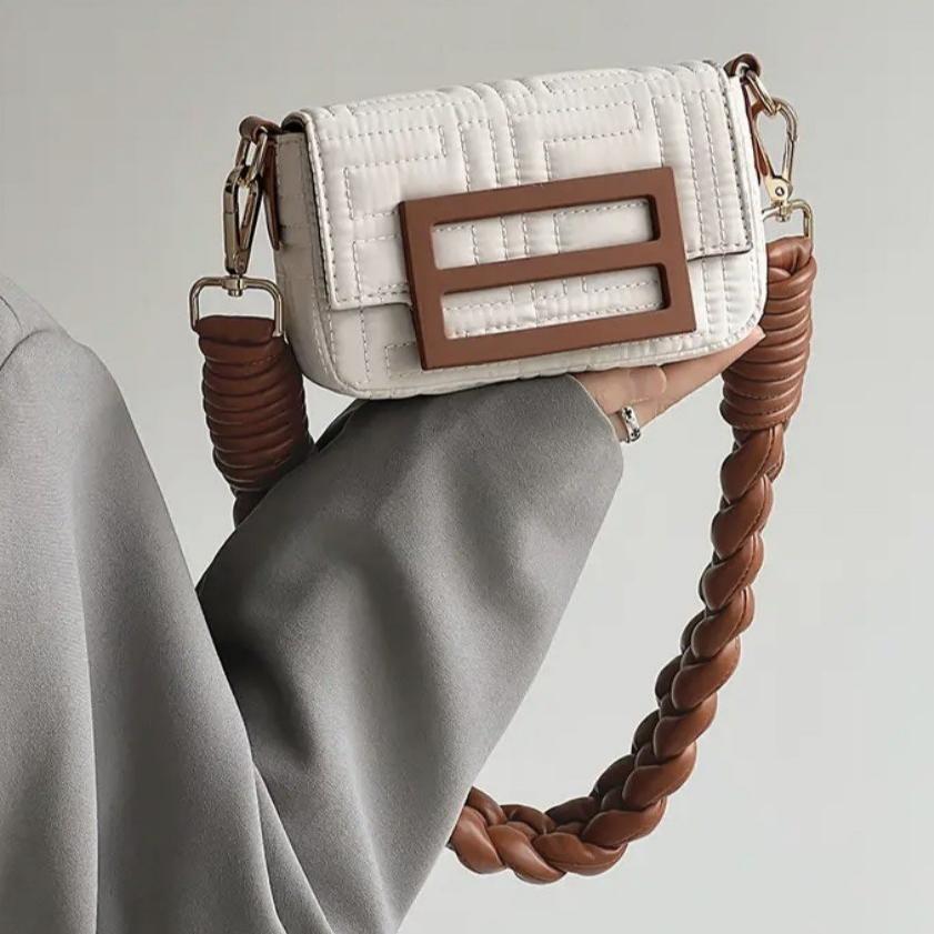 Émeraude Braided Mini Crossbody Bag QW32