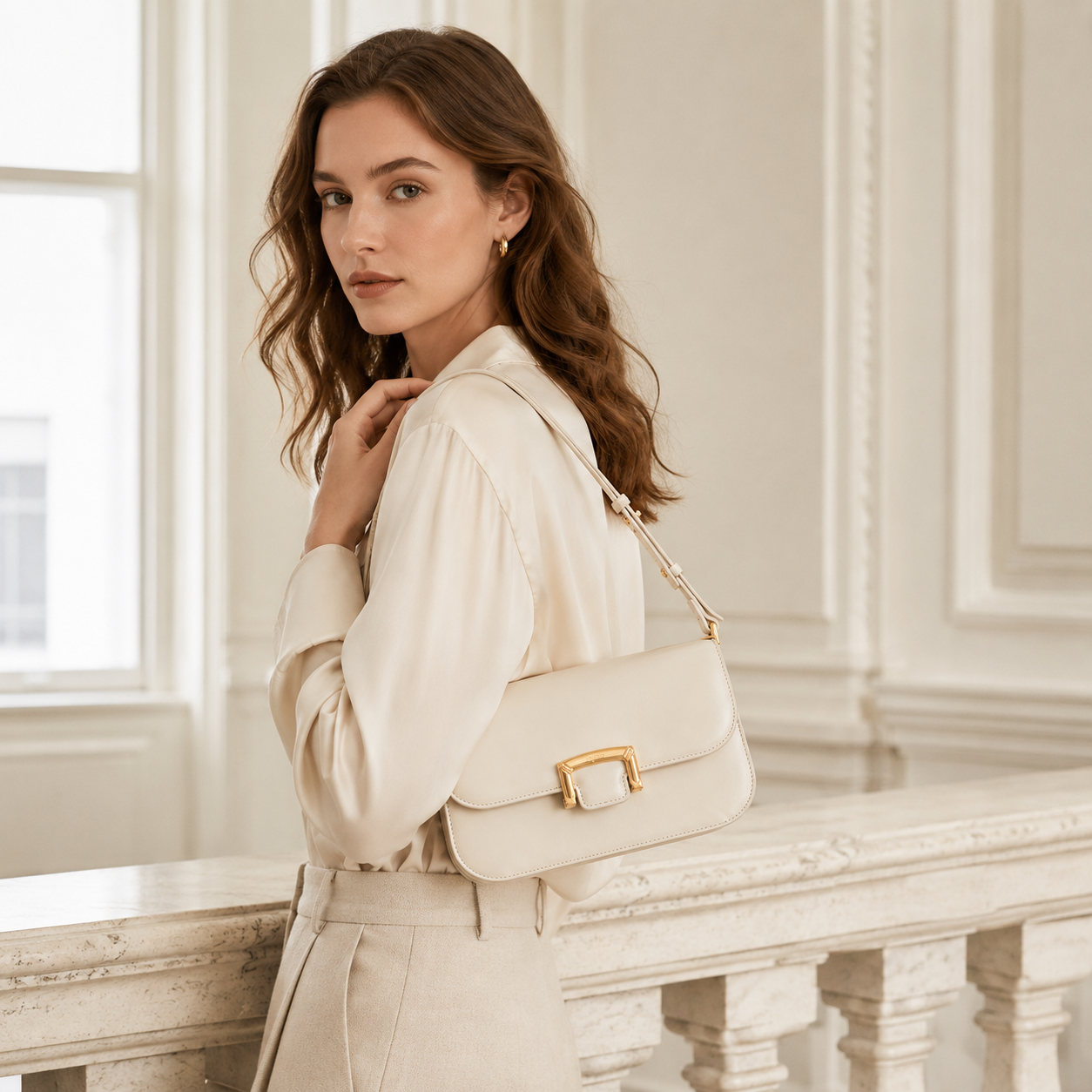 Framed Poise Shoulder Bag MF287