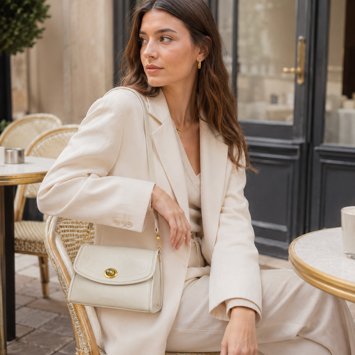 Isaline Soft-Texture Shoulder Bag IS26