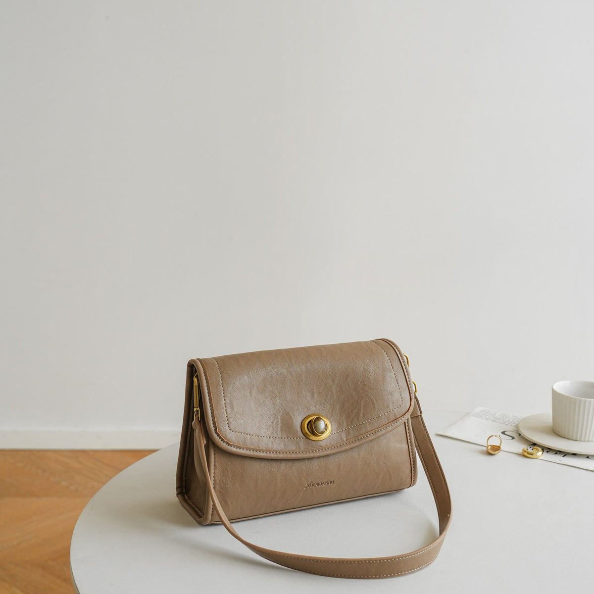 Isaline Soft-Texture Shoulder Bag IS26