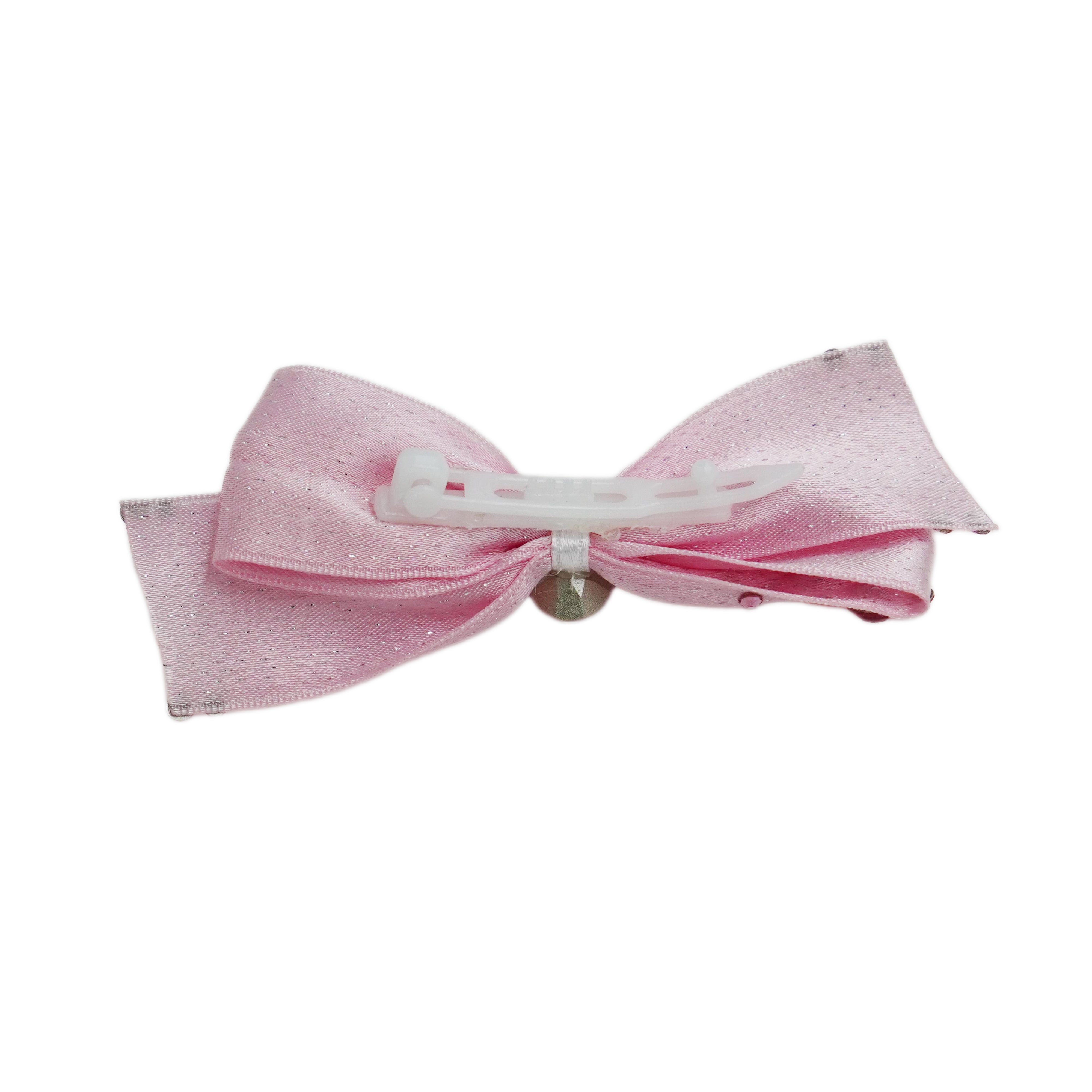 Lunapaw Airy Flutter Bow & Luxurious Crystal Fabric Top Clip TP2018