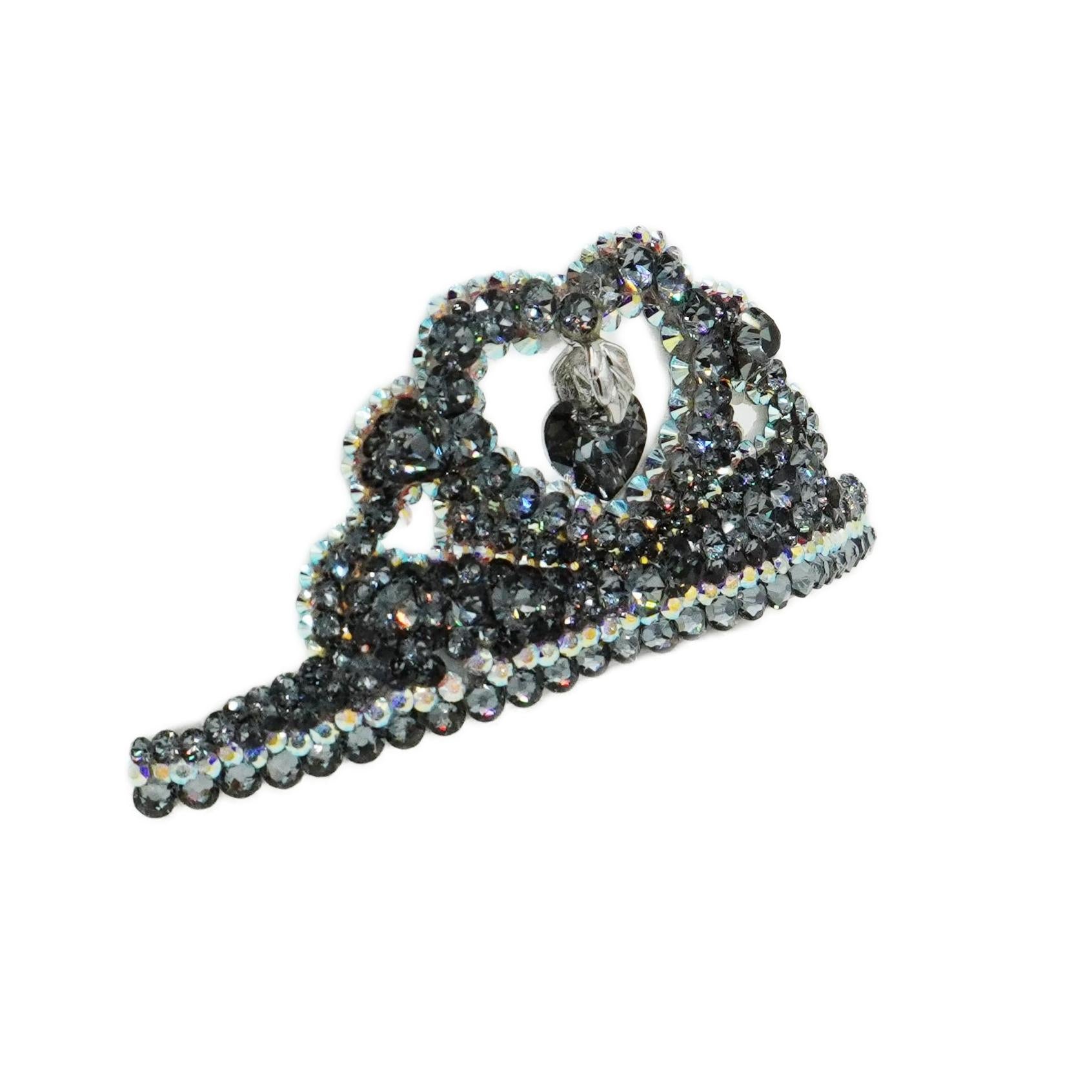 Lunapaw Black Swan Luxe Crystal Crown CRN15