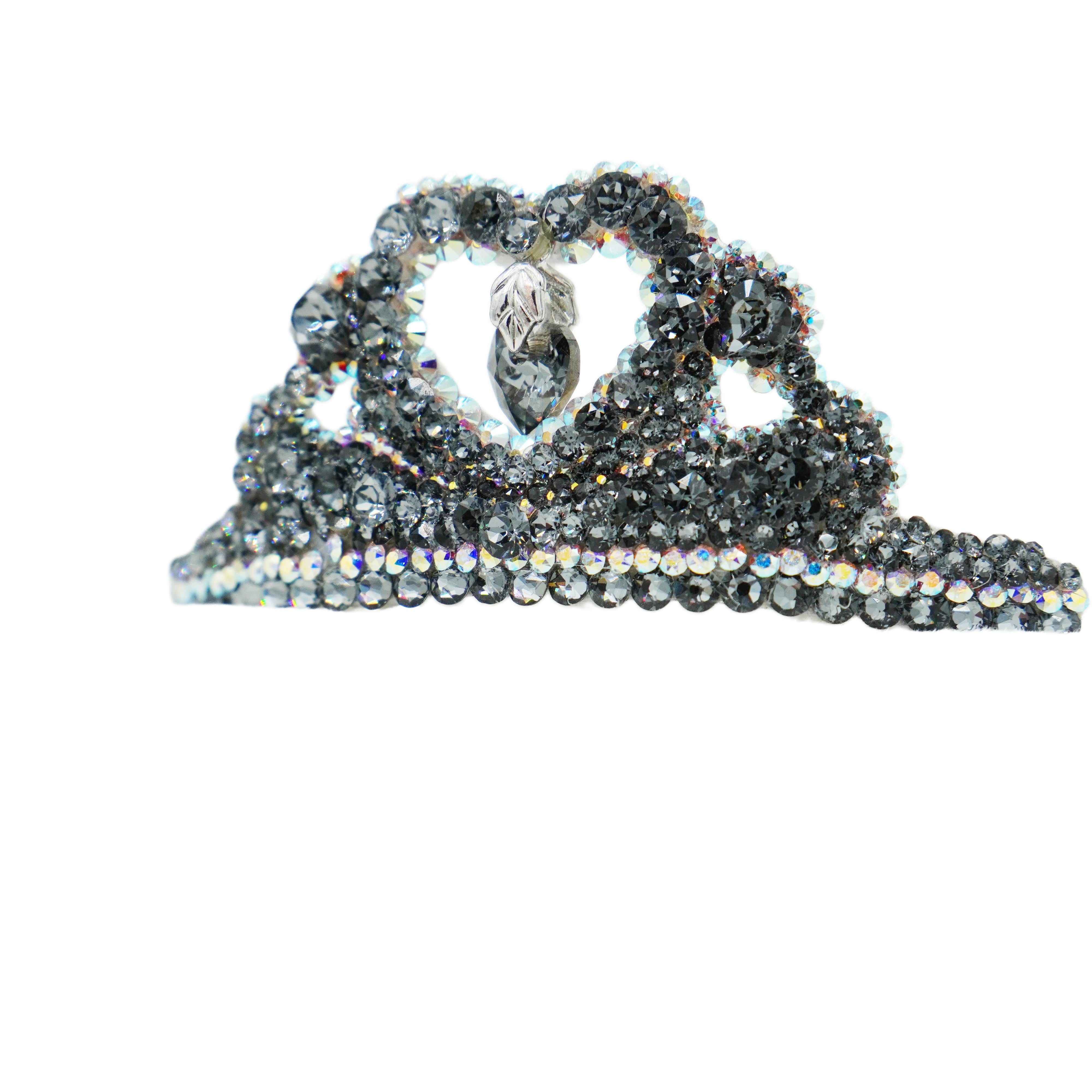 Lunapaw Black Swan Luxe Crystal Crown CRN15