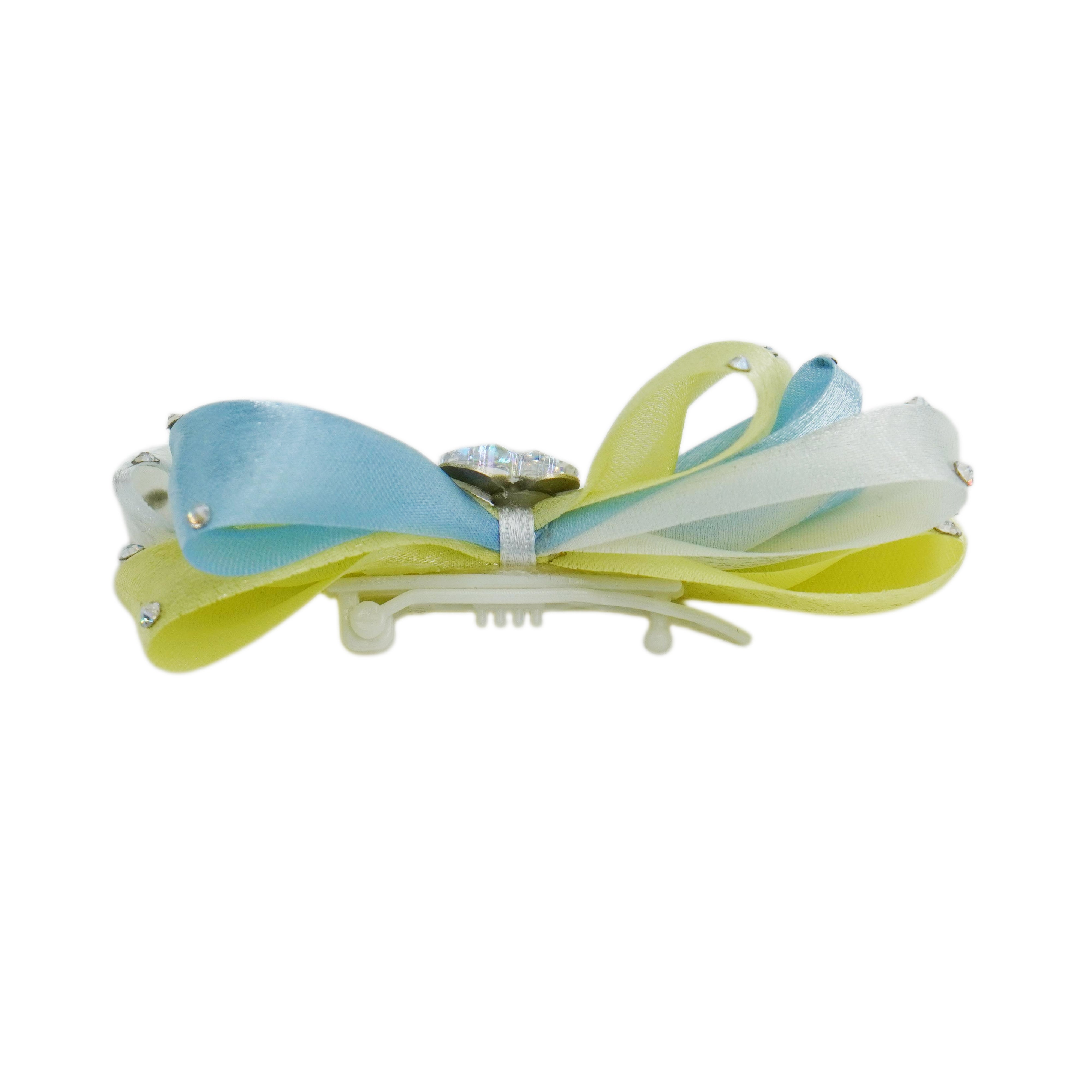 Lunapaw Sweet Candy-Tone Ribbon Bow Fabric Top Clip TP2019