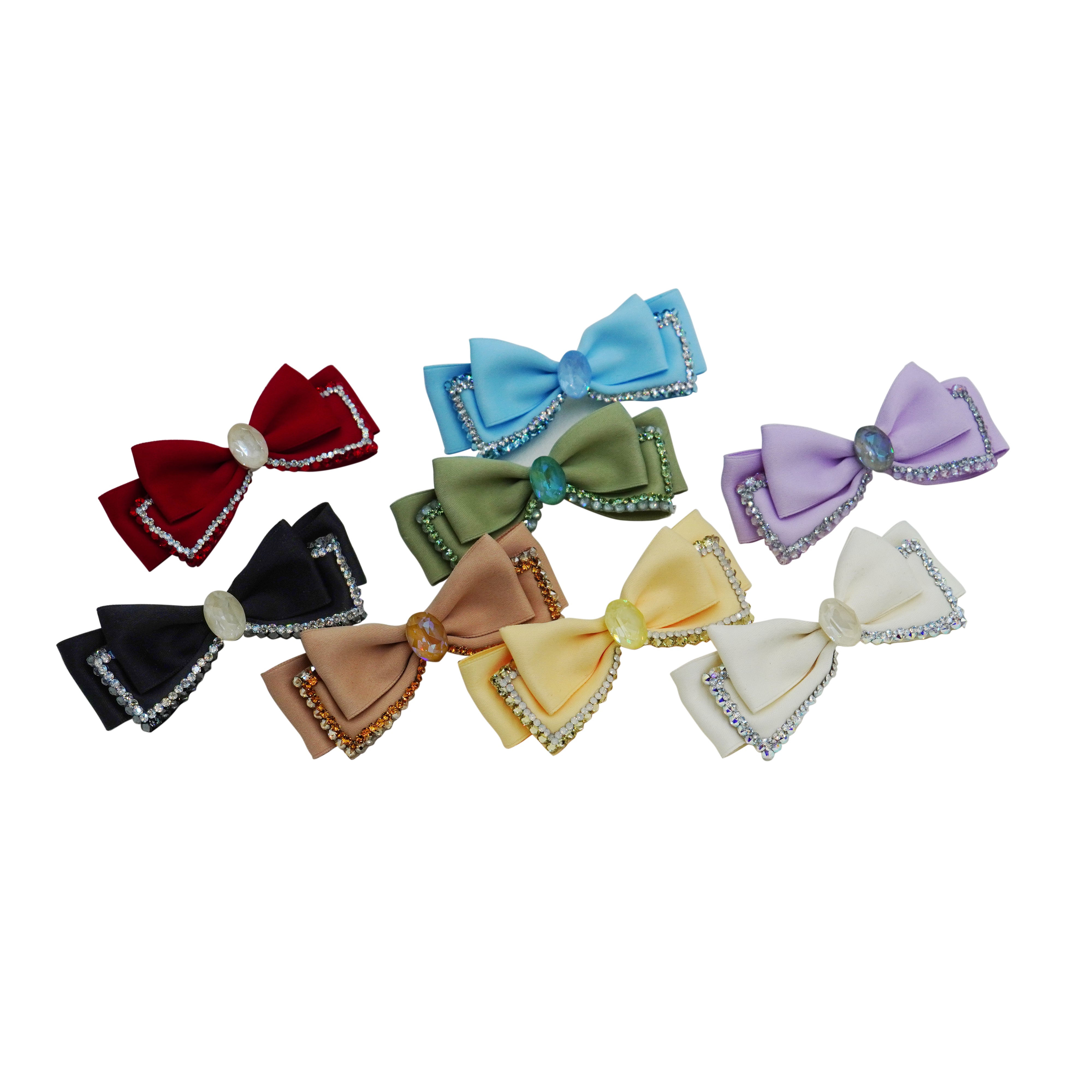 Lunapaw Fabric Bow Top Clip TP2010