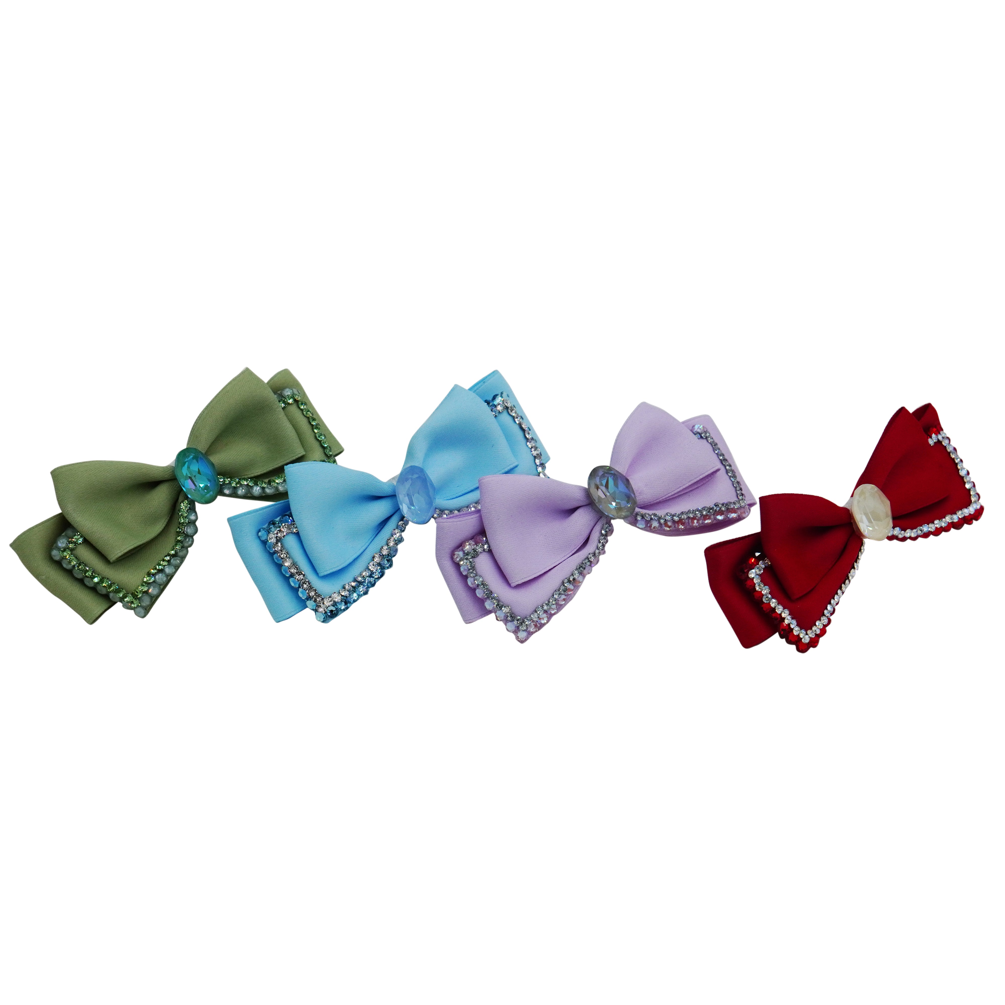 Lunapaw Fabric Bow Top Clip TP2010