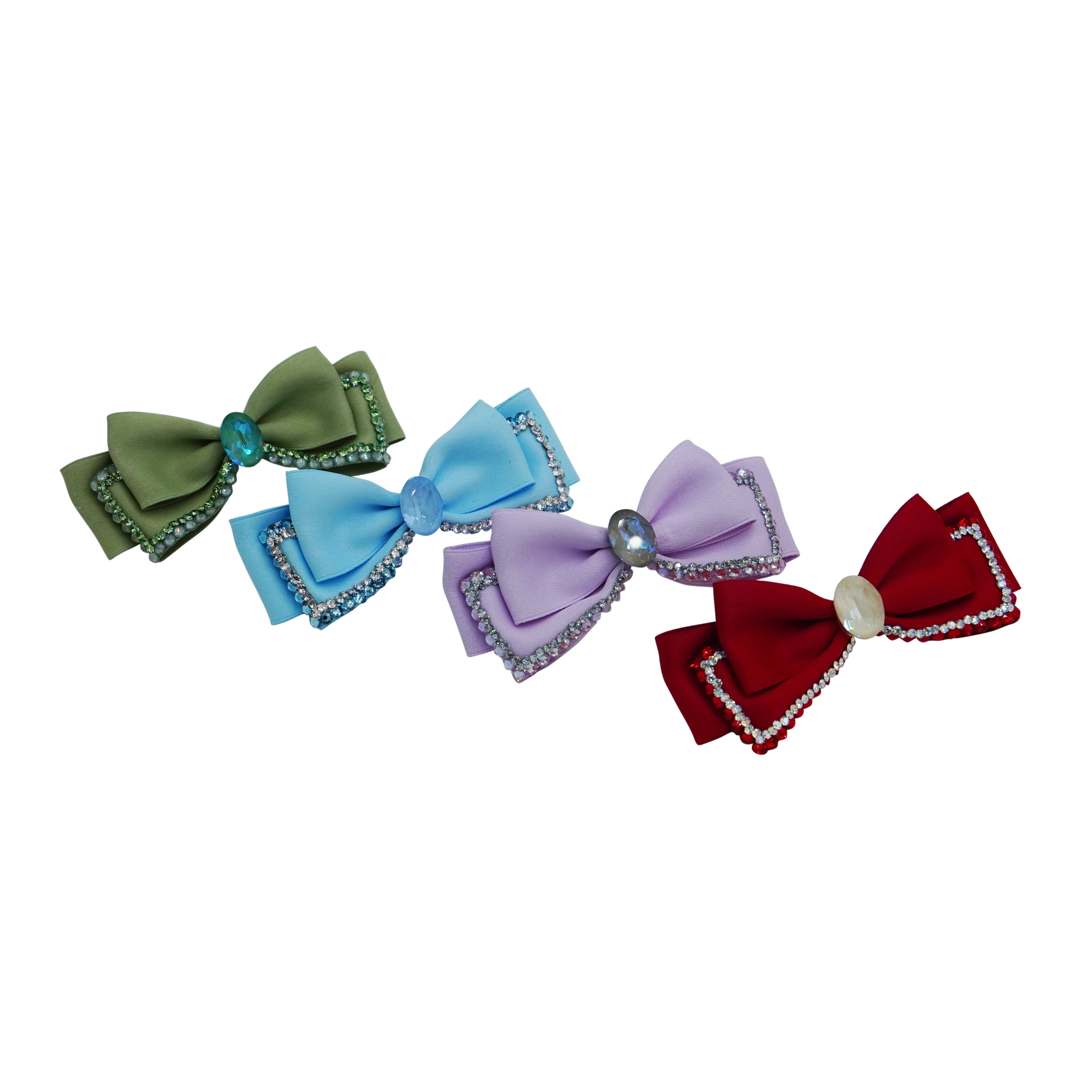 Lunapaw Fabric Bow Top Clip TP2010