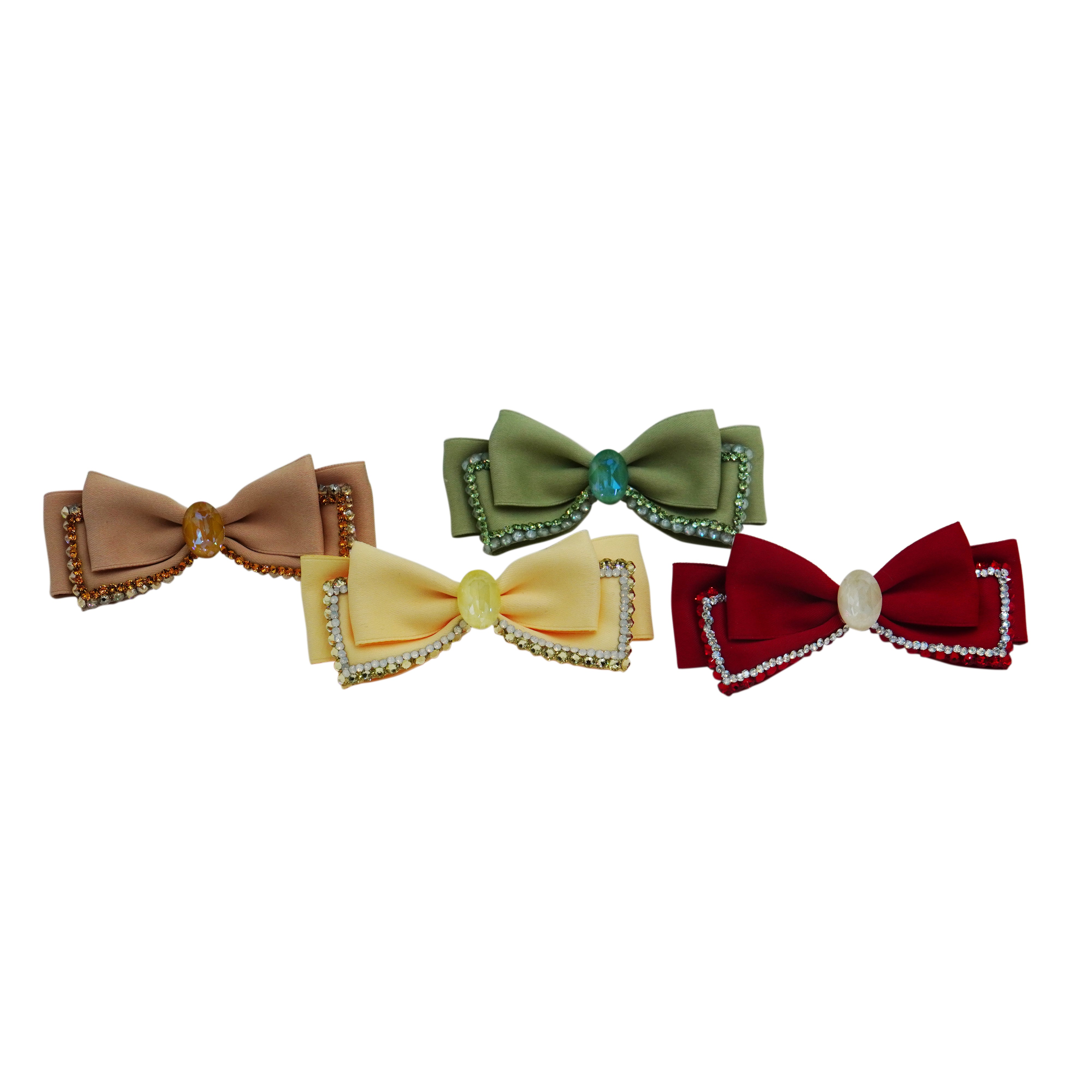 Lunapaw Fabric Bow Top Clip TP2010