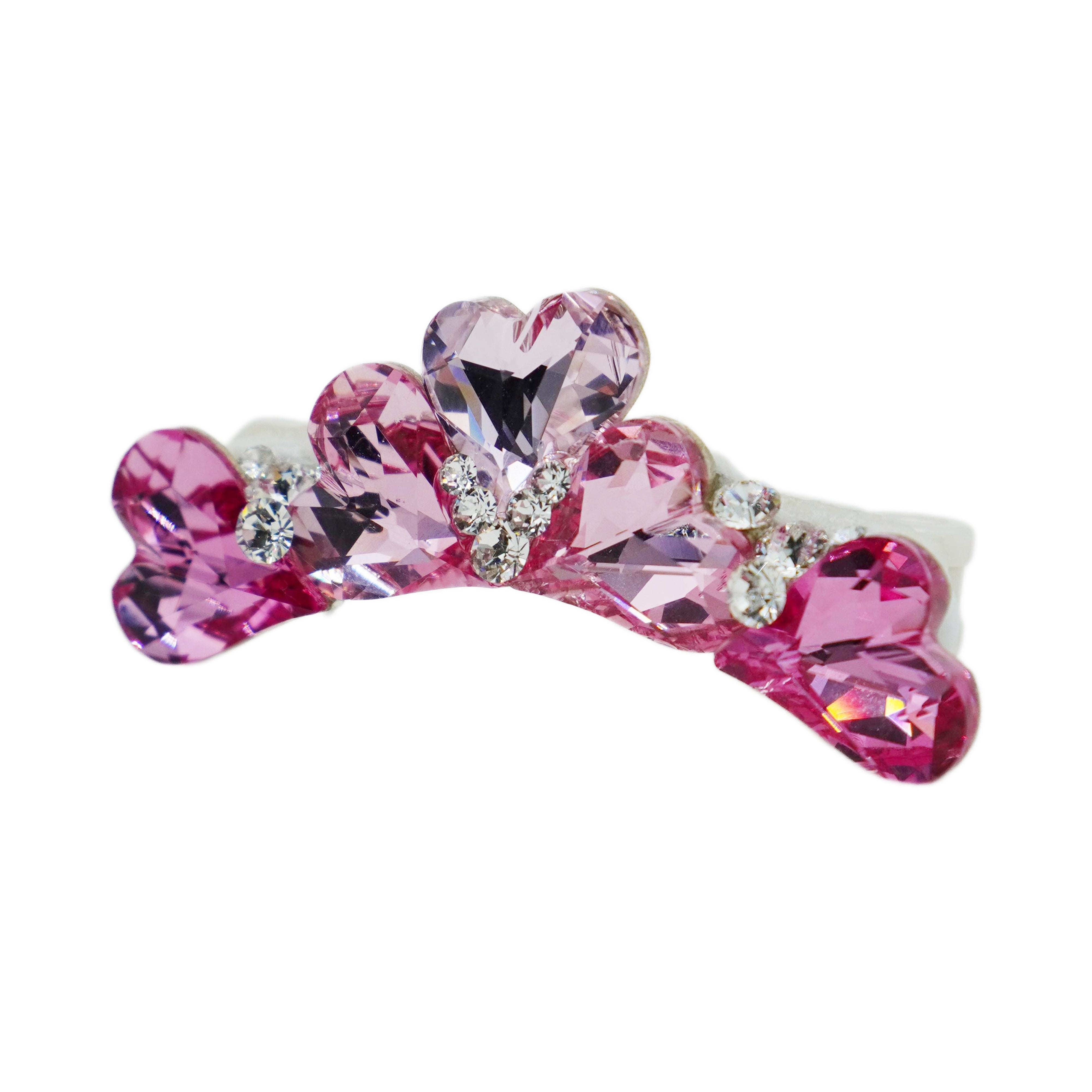 Lunapaw Heart Luxury Crystal Crown CRN20
