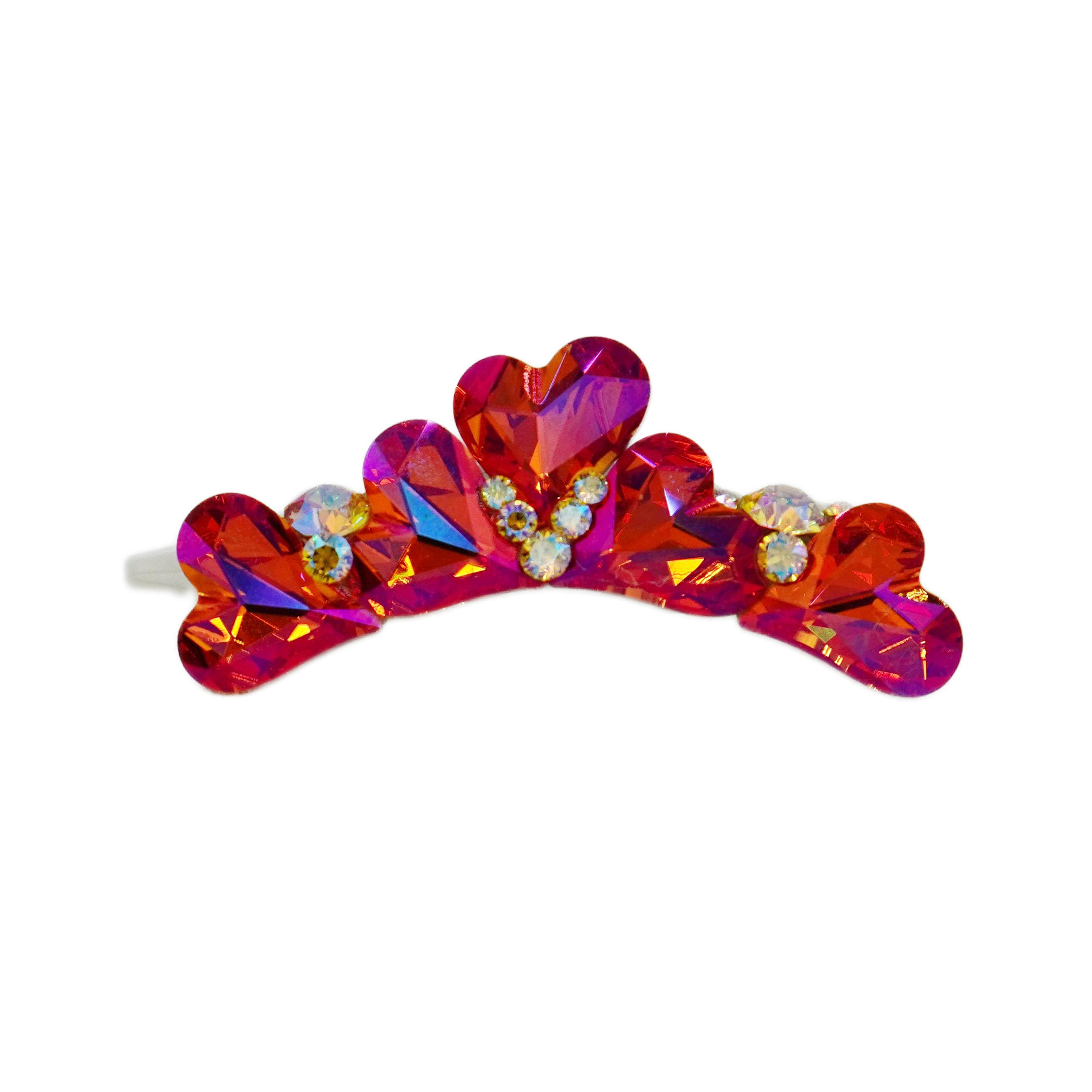 Lunapaw Heart Luxury Crystal Crown CRN20