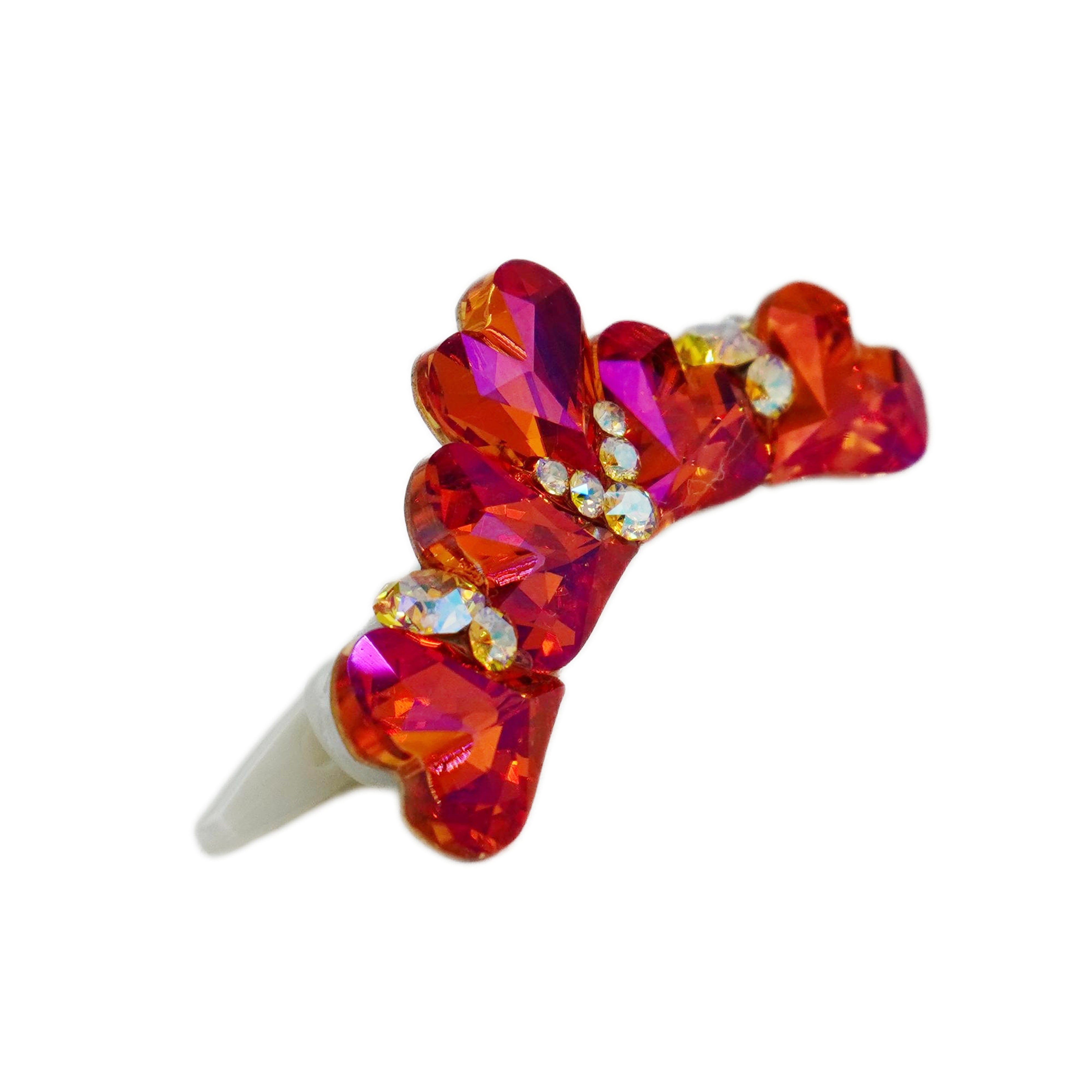 Lunapaw Heart Luxury Crystal Crown CRN20