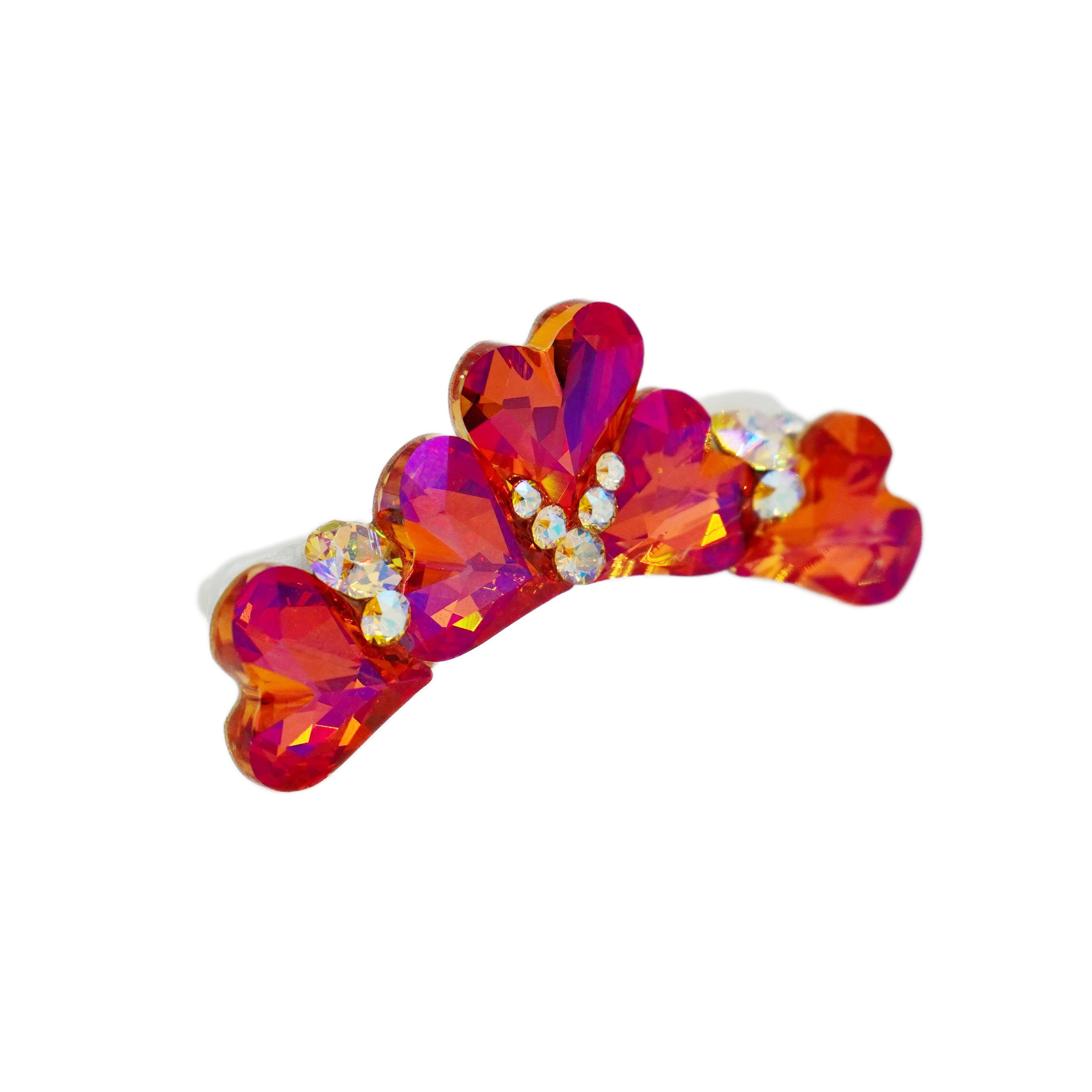 Lunapaw Heart Luxury Crystal Crown CRN20