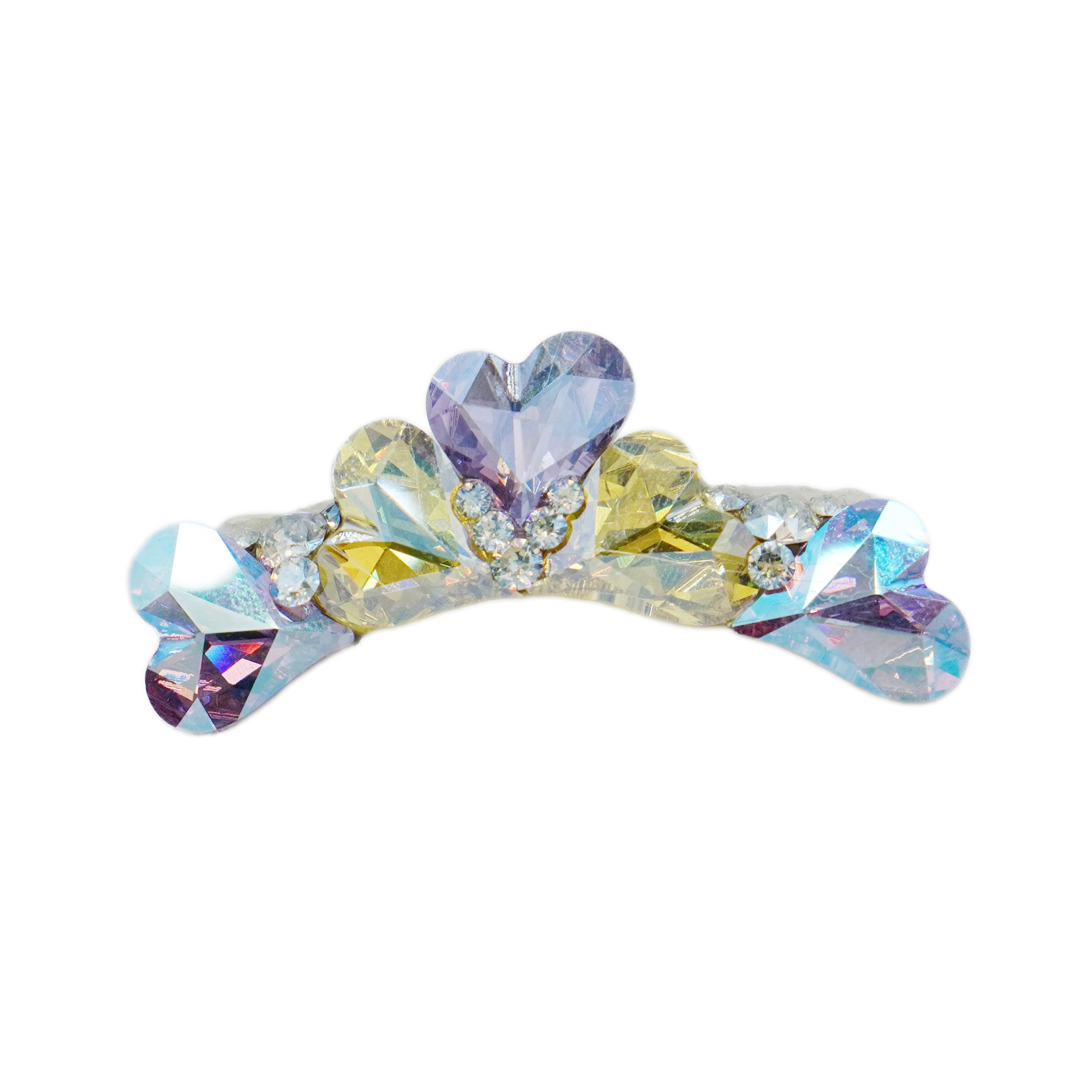 Lunapaw Heart Luxury Crystal Crown CRN20