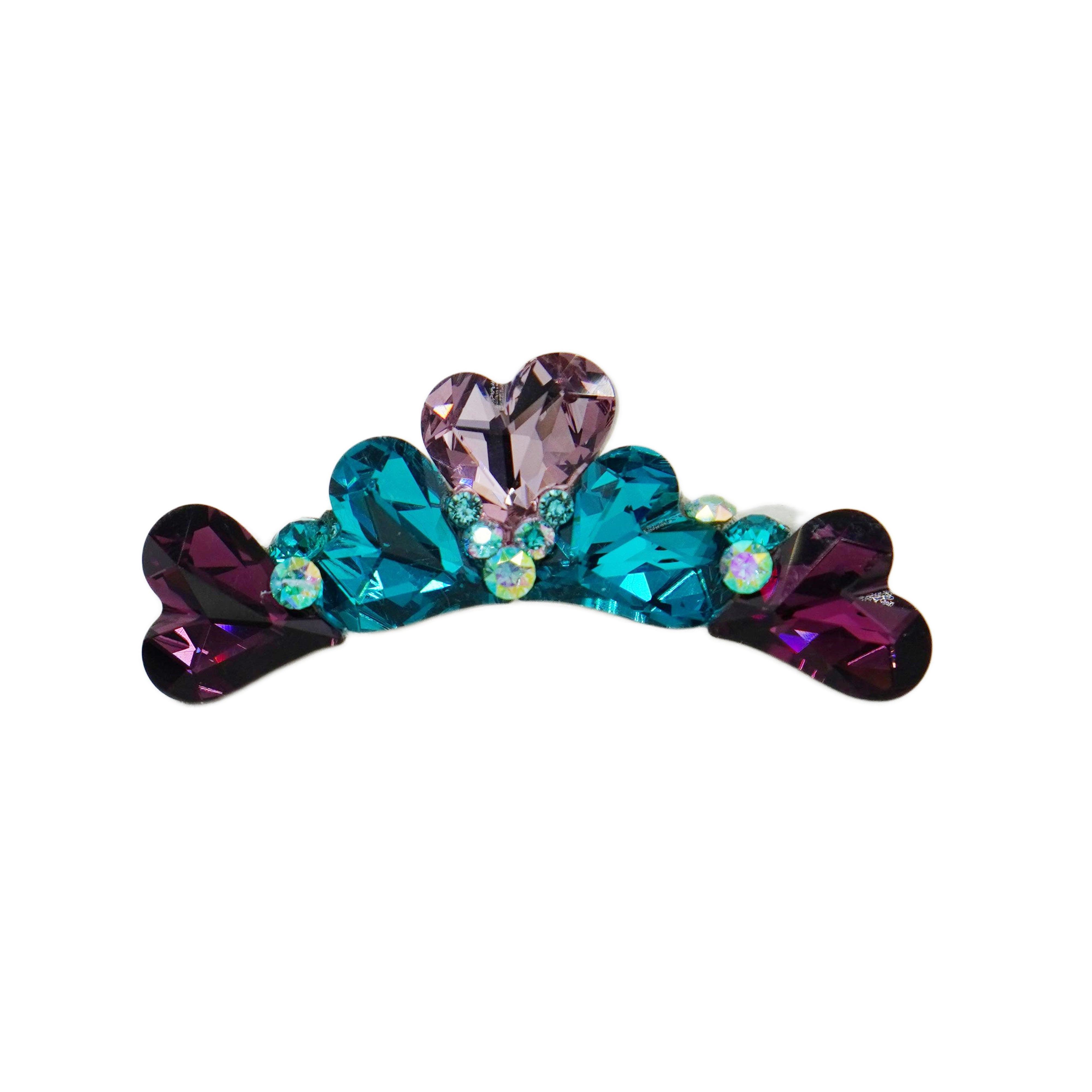 Lunapaw Heart Luxury Crystal Crown CRN20
