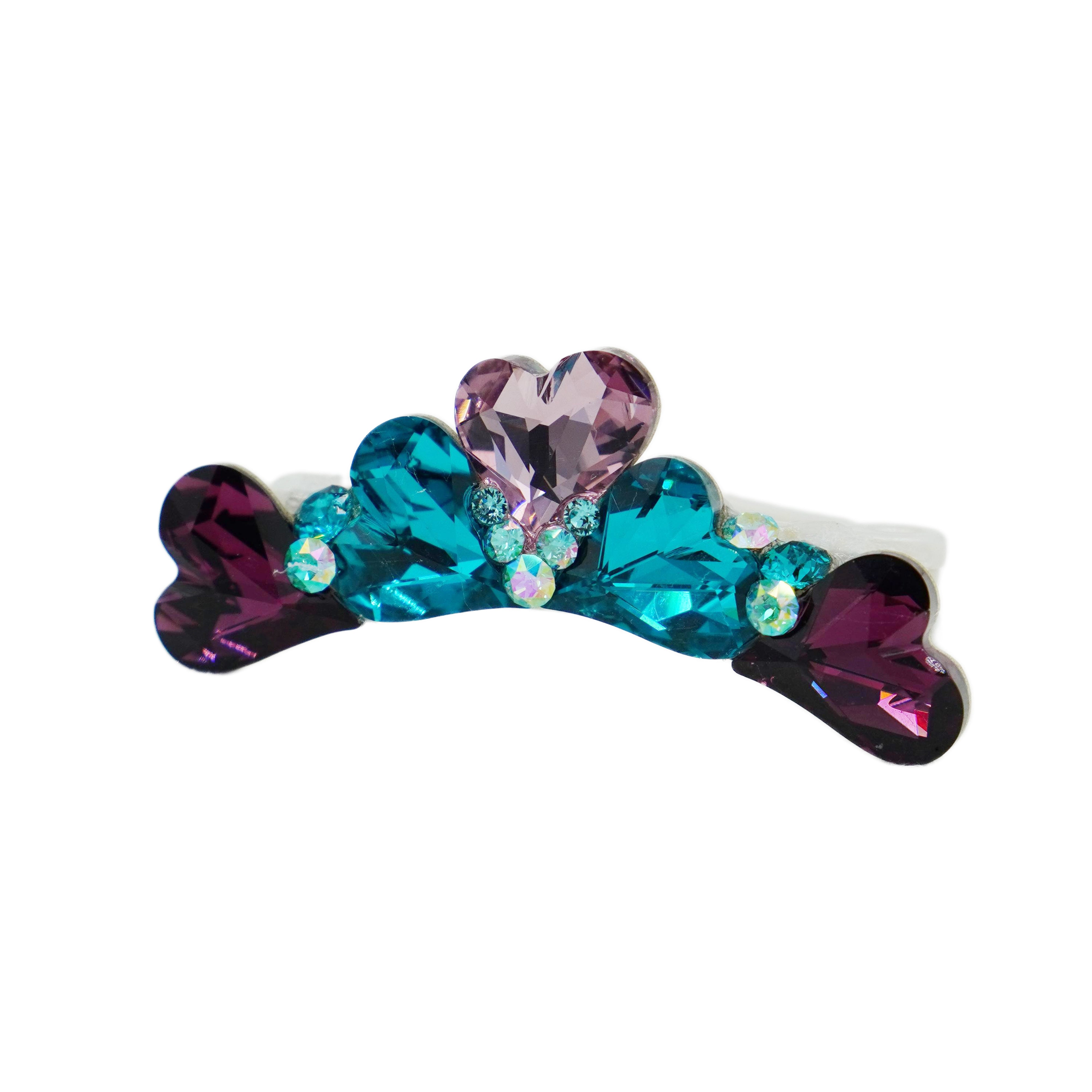 Lunapaw Heart Luxury Crystal Crown CRN20