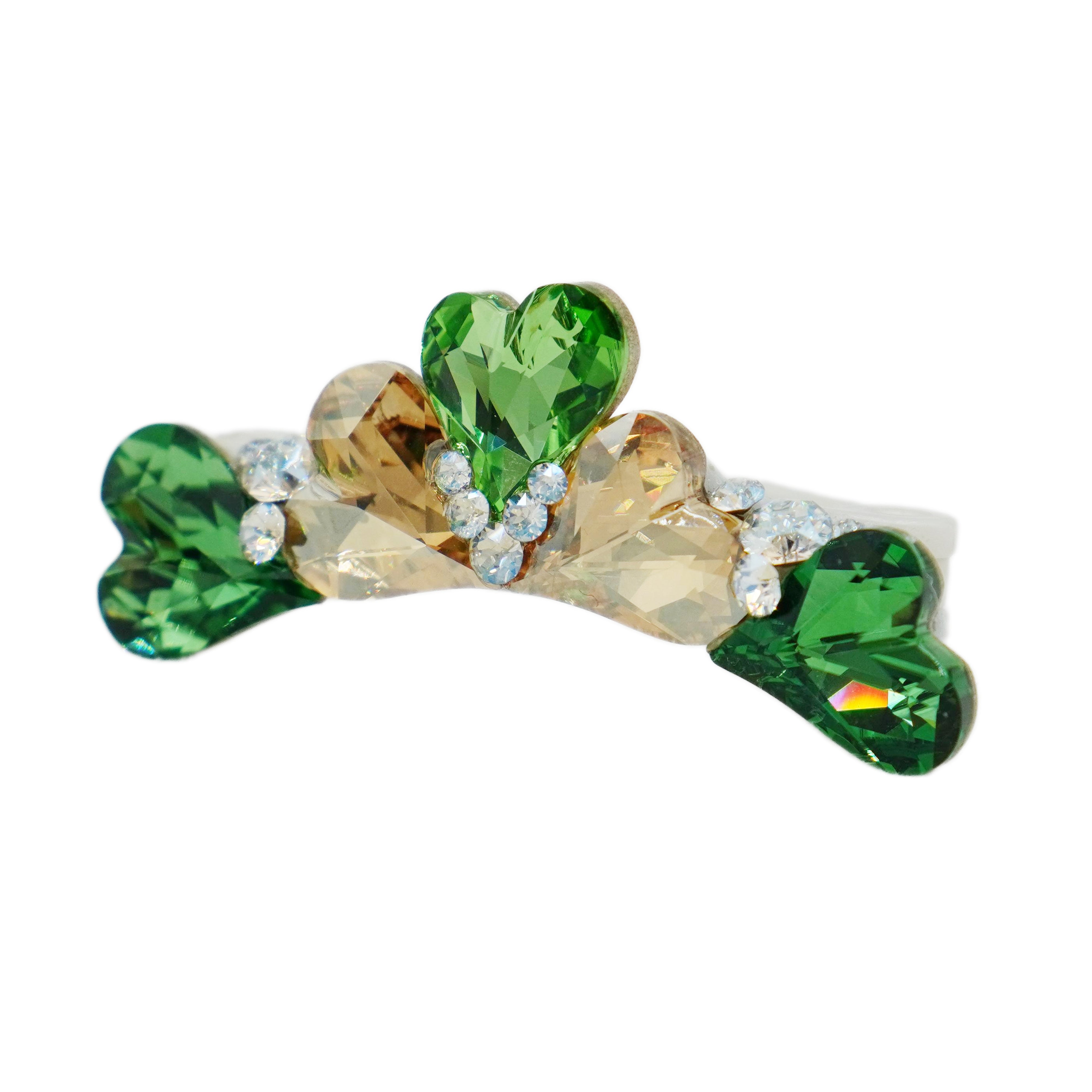 Lunapaw Heart Luxury Crystal Crown CRN20