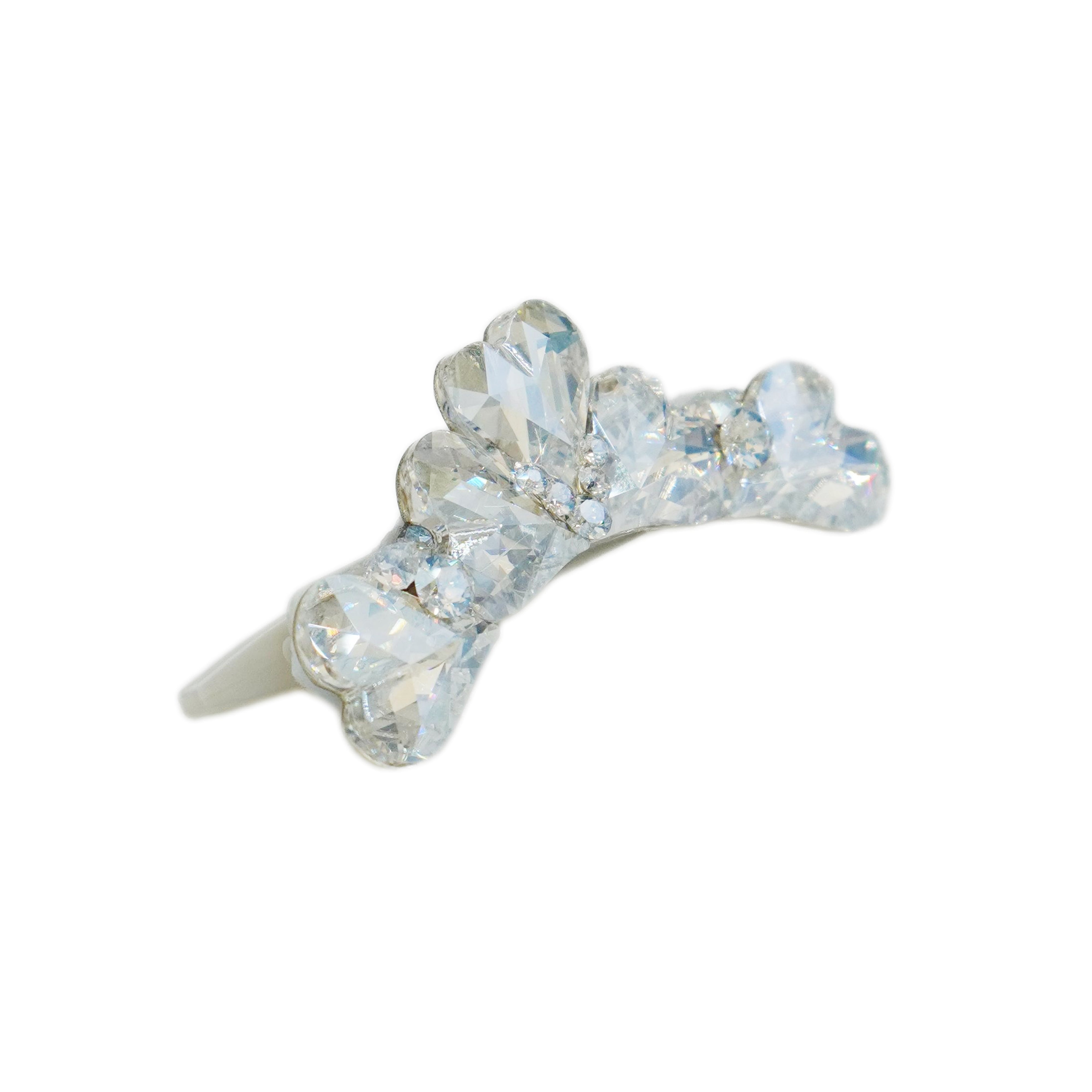 Lunapaw Heart Luxury Crystal Crown CRN20