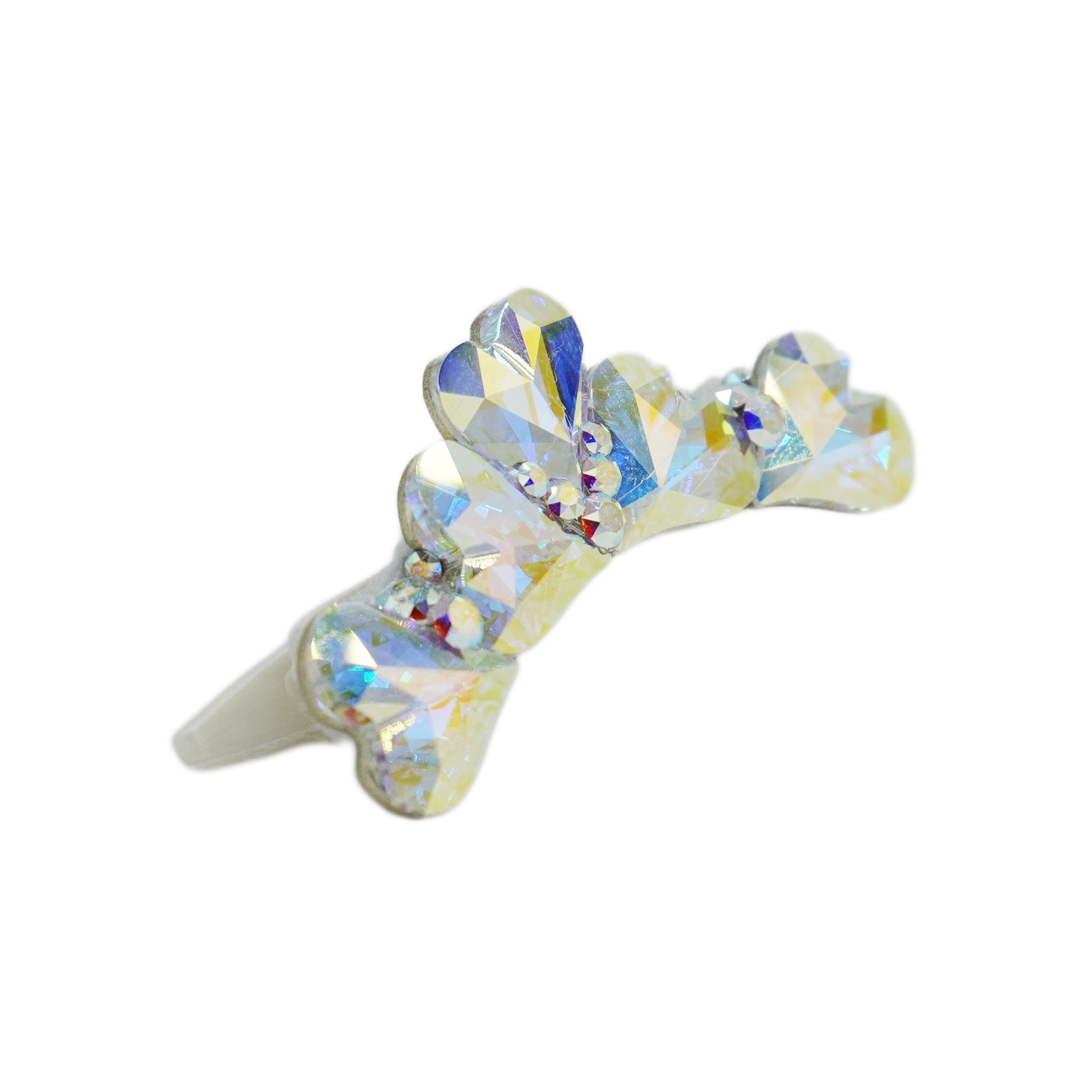 Lunapaw Heart Luxury Crystal Crown CRN20