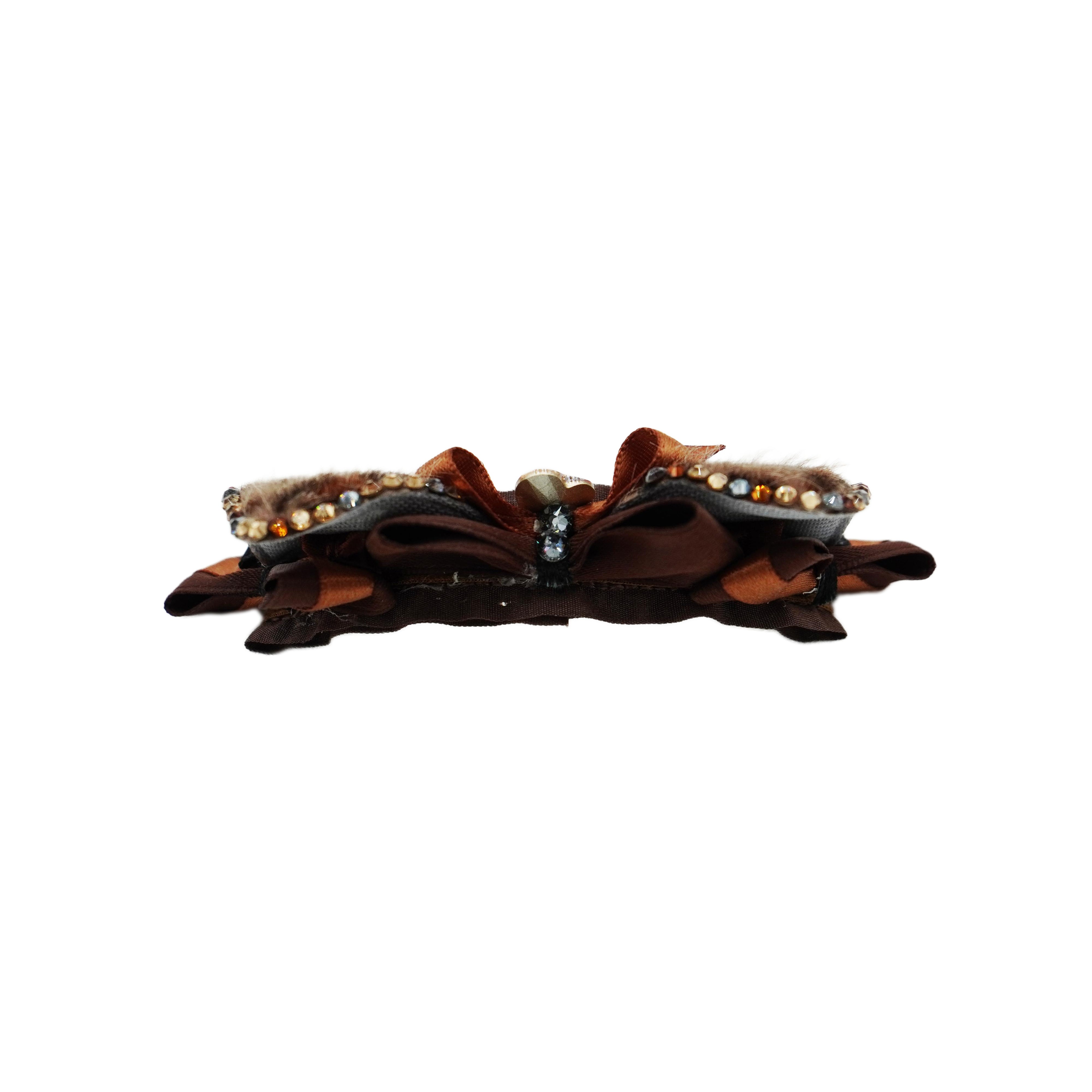 Lunapaw Leopard Cat Ear Fabric Headband HB30
