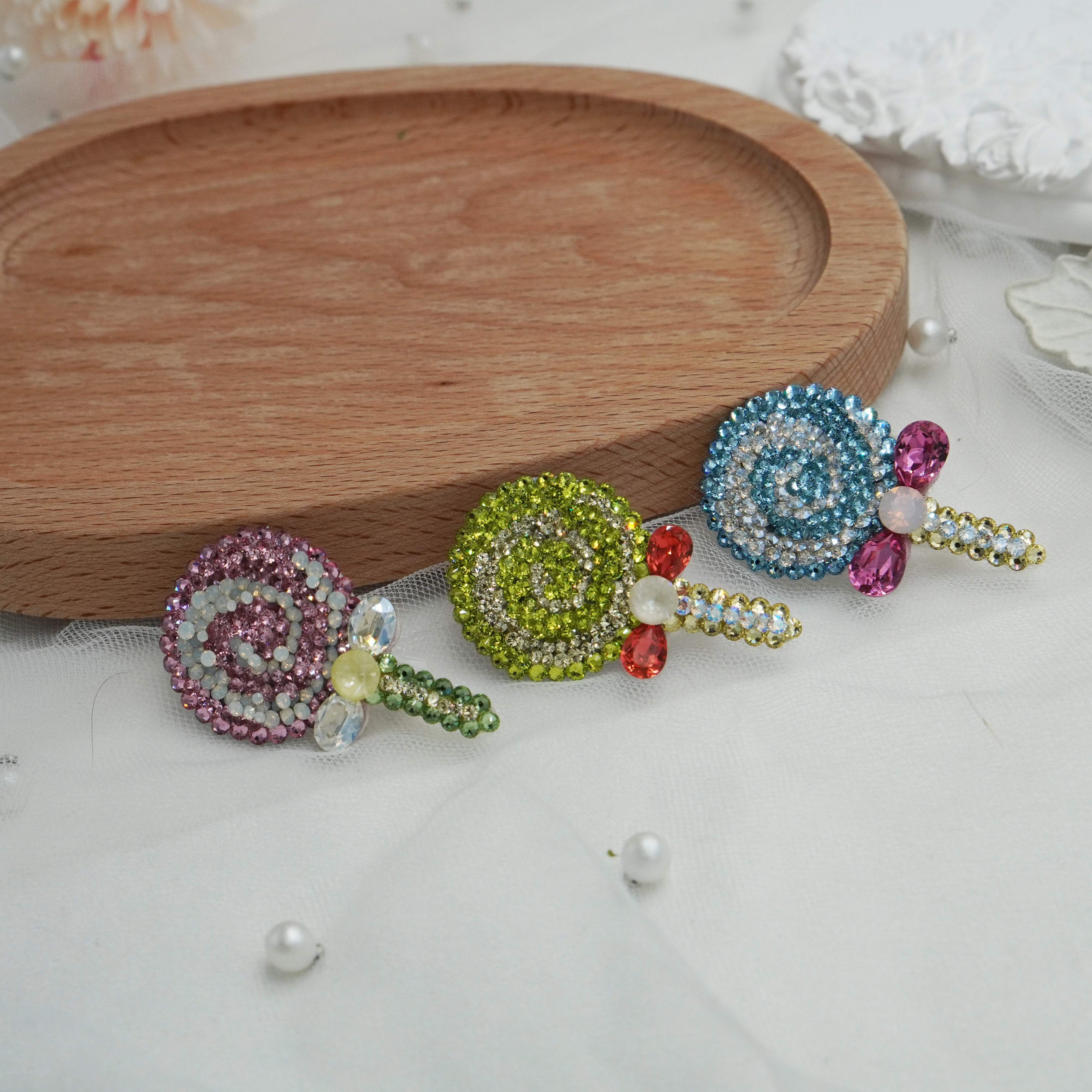 Lunapaw Lollipop Luxury Crystal Top Clip TP28