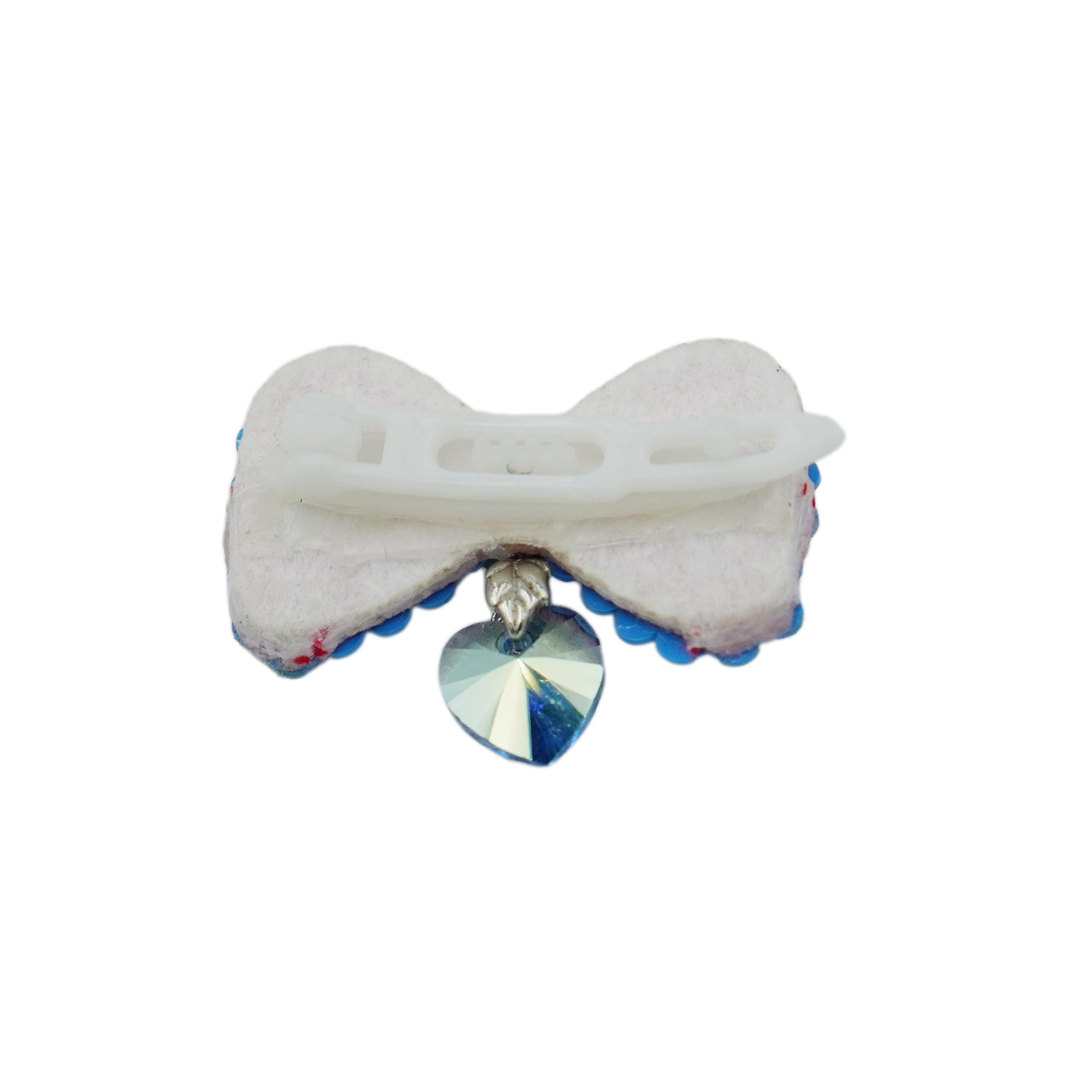 Lunapaw Pendant Structured Bow Luxury Crystal Top Clip TP24