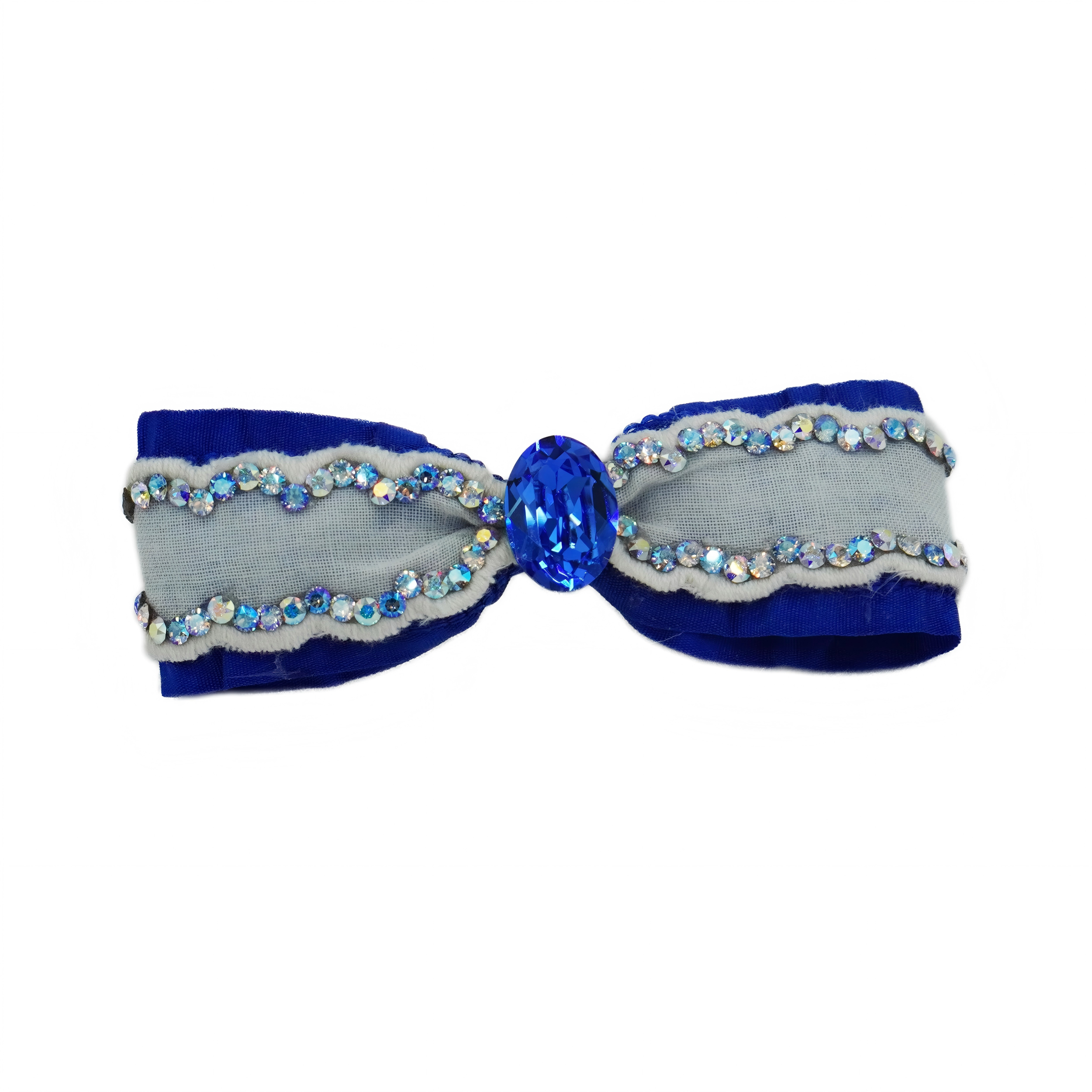 Lunapaw Ribbon Luxury Crystal Fabric Top Clip TP2012