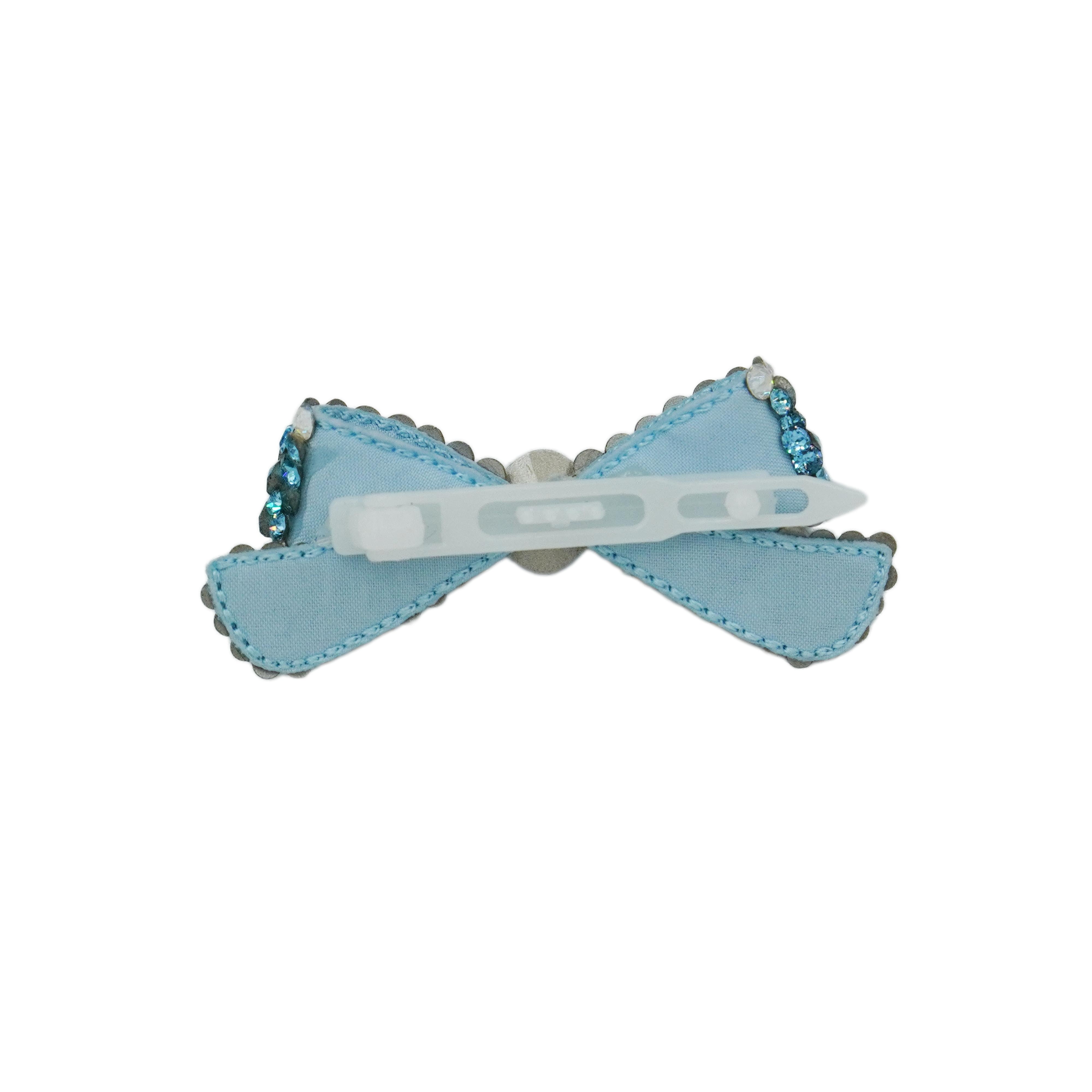 Lunapaw Sculpted 3D Layered Ribbon-Tail Luxury Crystal Top Clip TP32