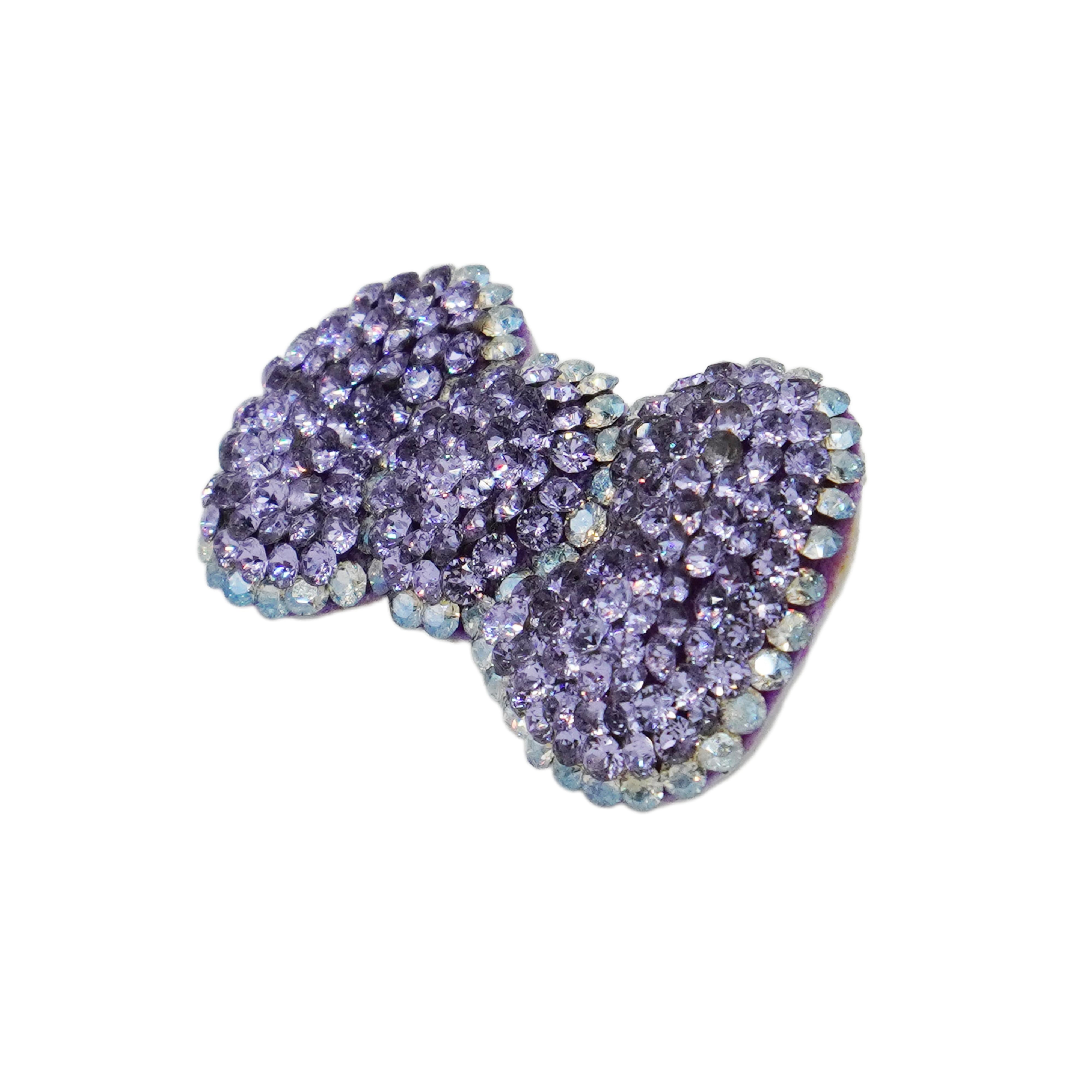 Lunapaw Structured 3D Bow Luxury Crystal Top Clip TP34