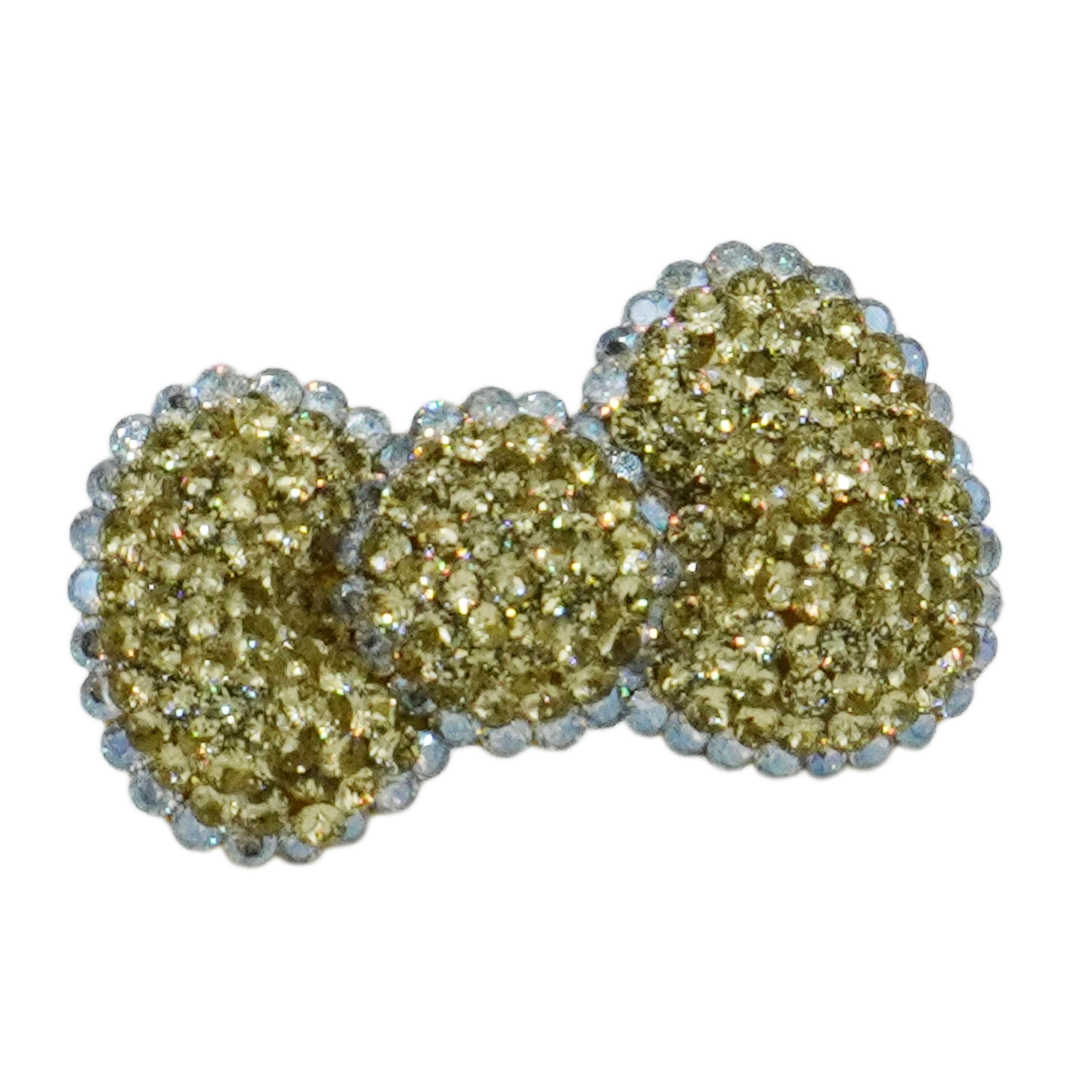 Lunapaw Structured 3D Bow Luxury Crystal Top Clip TP34