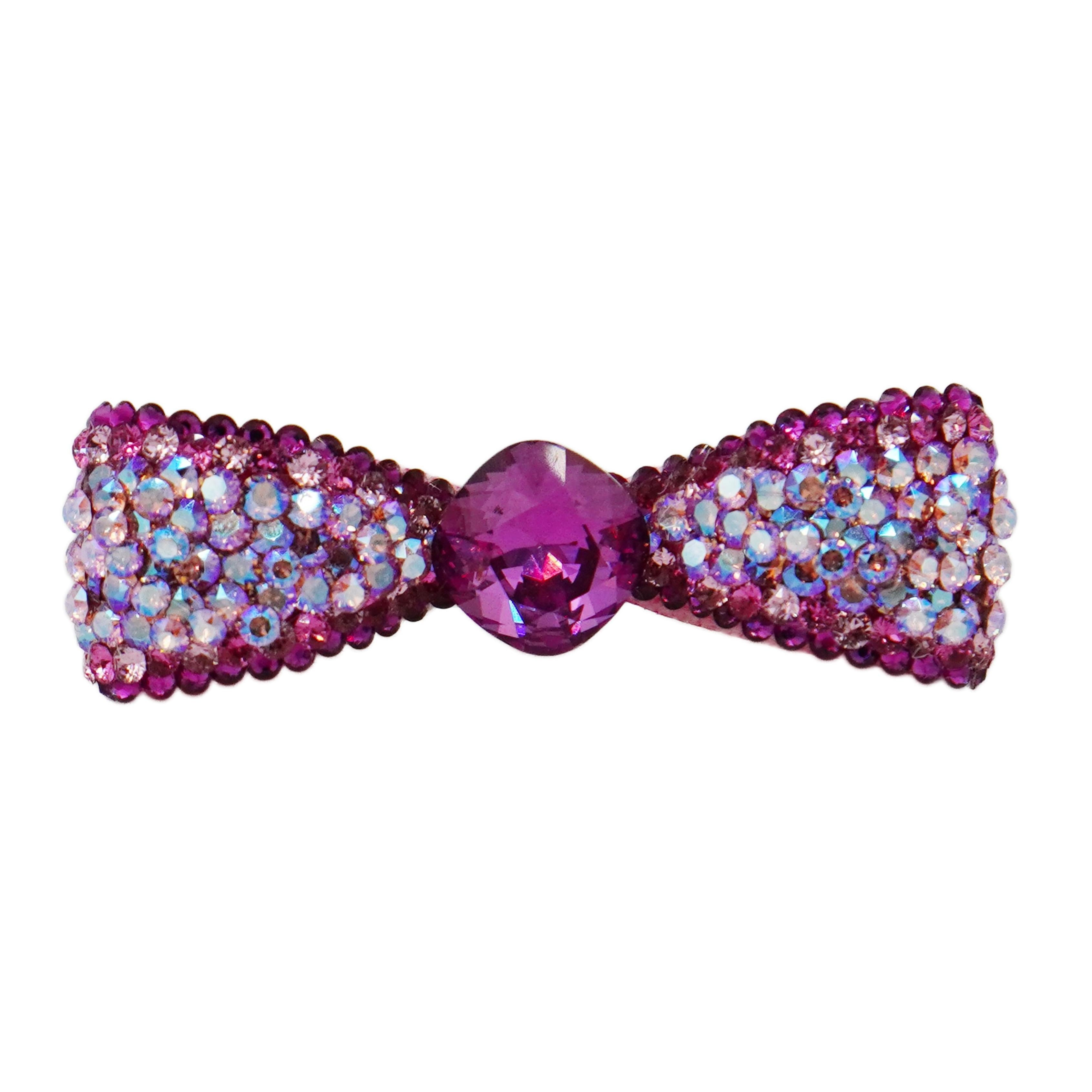 Lunapaw Structured 3D Bow Tie Luxury Crystal Top Clip TP33