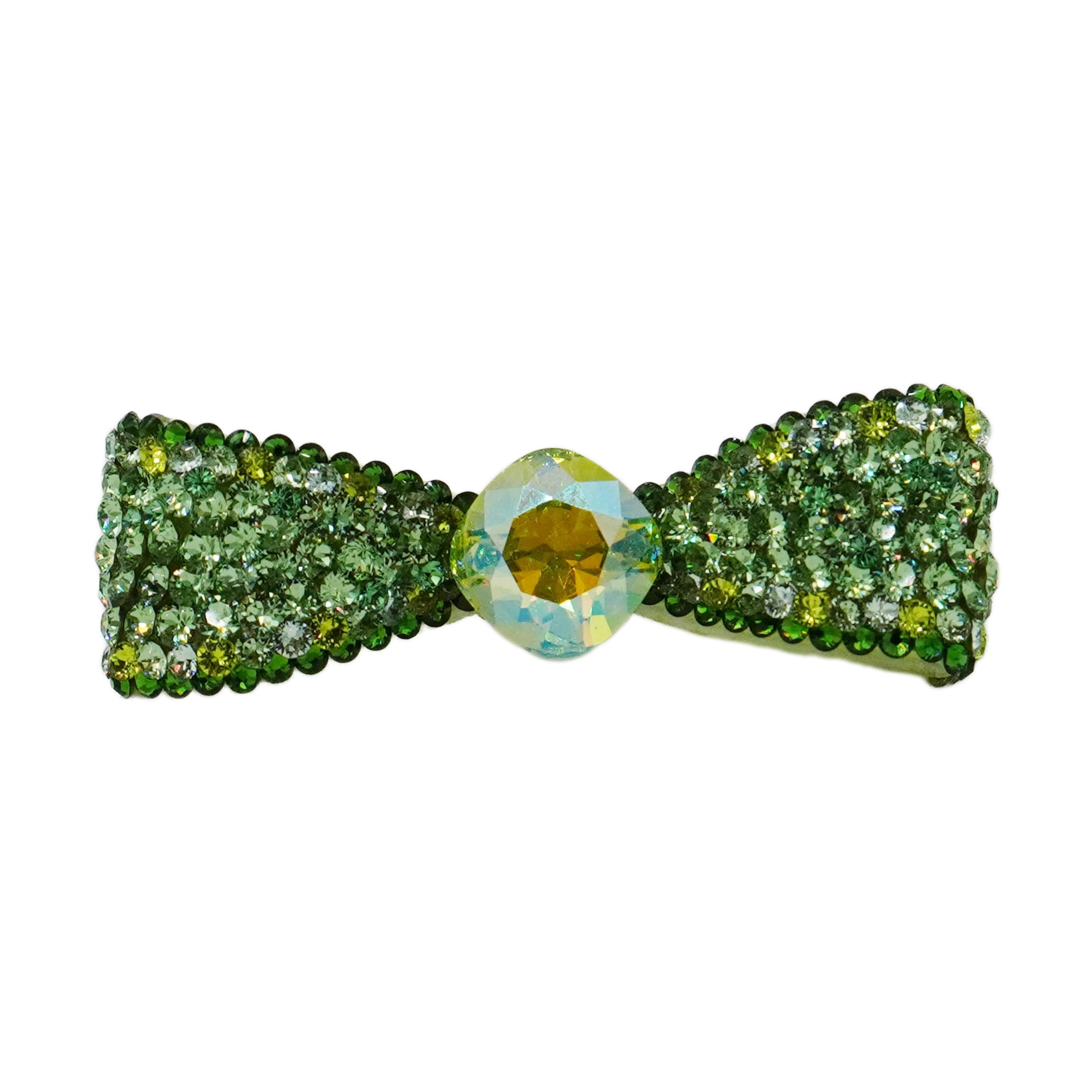 Lunapaw Structured 3D Bow Tie Luxury Crystal Top Clip TP33