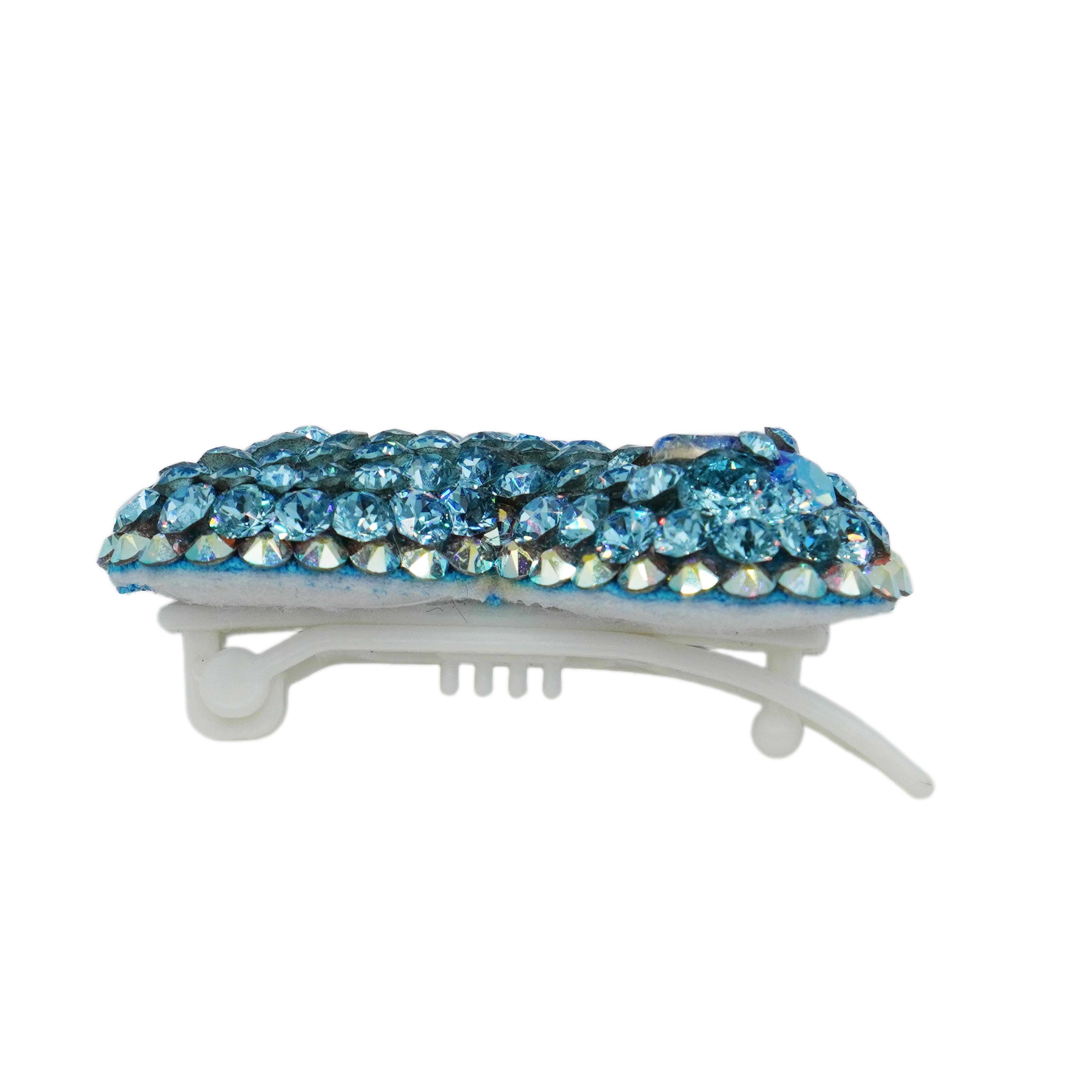 Lunapaw Structured 3D Large Heart Luxury Crystal Top Clip TP35