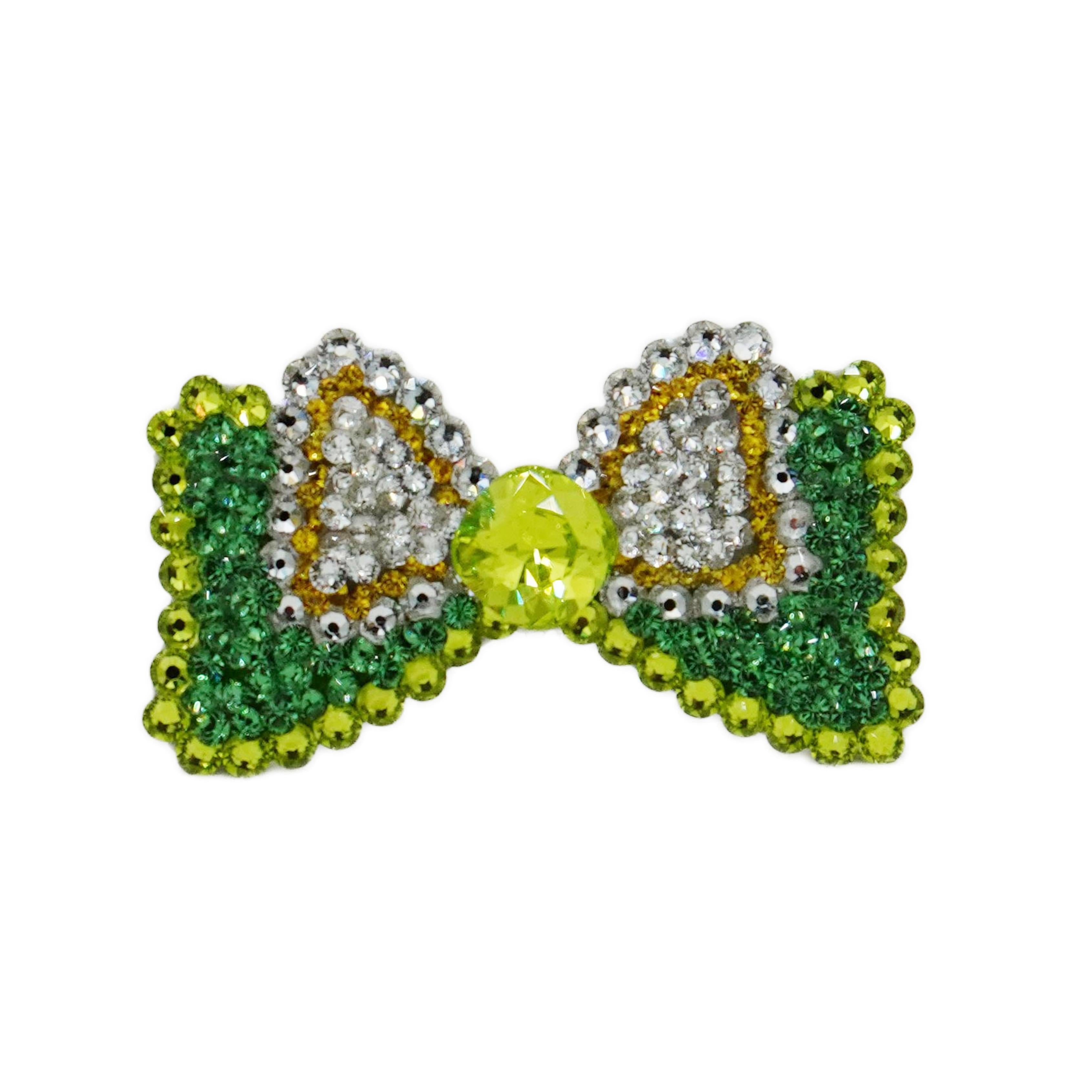 Lunapaw Structured Minnie Bow Luxury Crystal Top Clip TP19