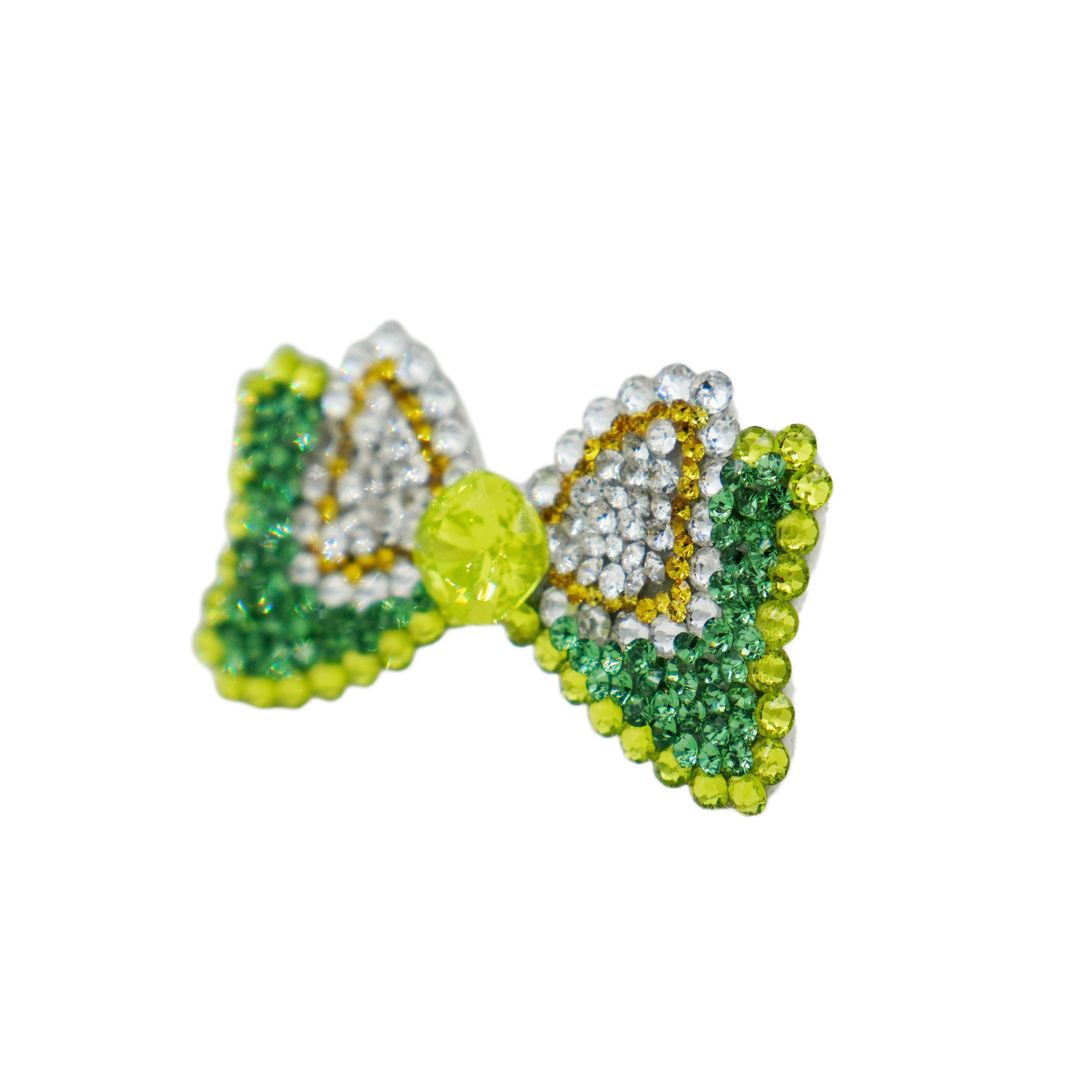 Lunapaw Structured Minnie Bow Luxury Crystal Top Clip TP19